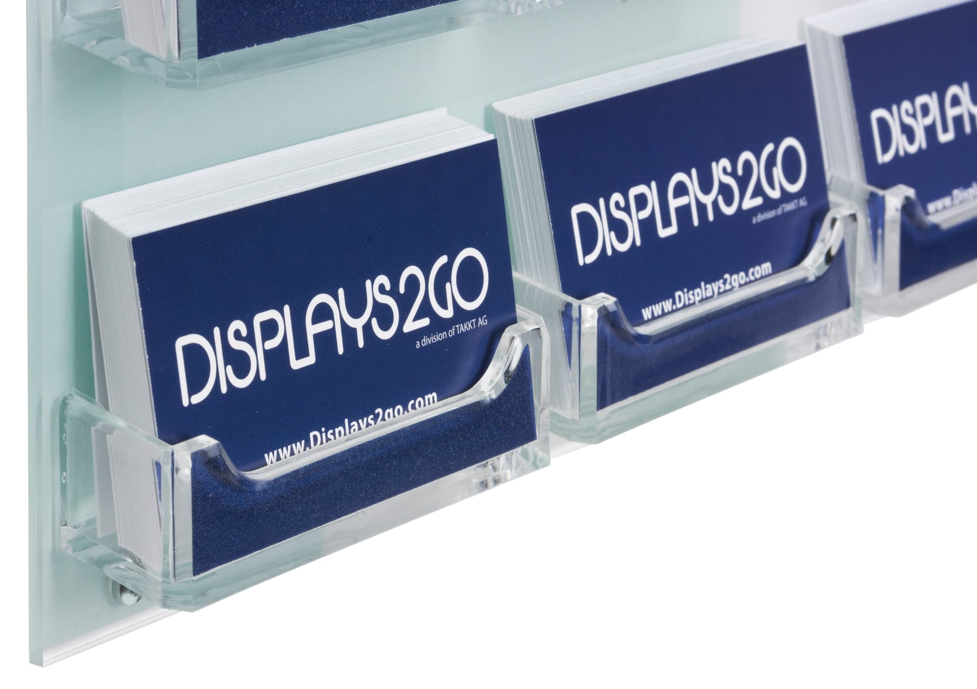 Business Card Rack with Custom Header, Personalized Printing