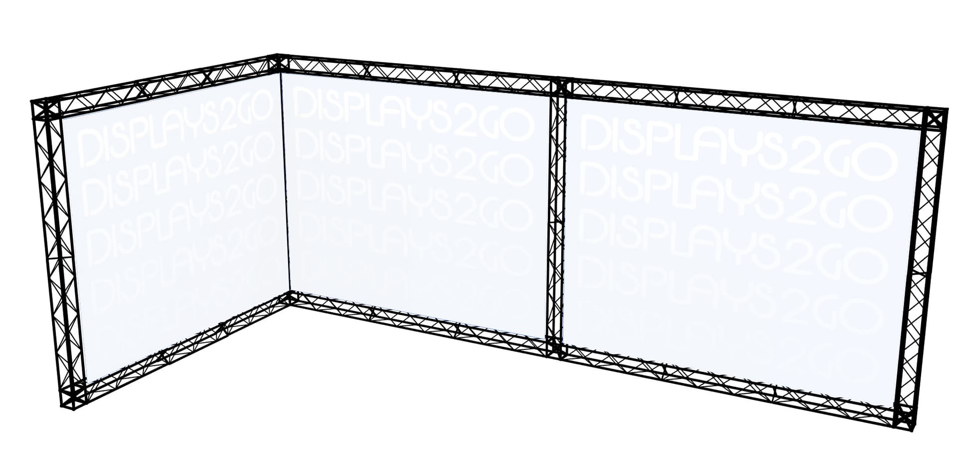 Portable Exhibit Truss Display, 231.50" Overall Width