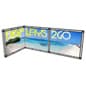 20' x 8' Trade Show Truss Booth w/ Double Sided Custom Graphics - Black