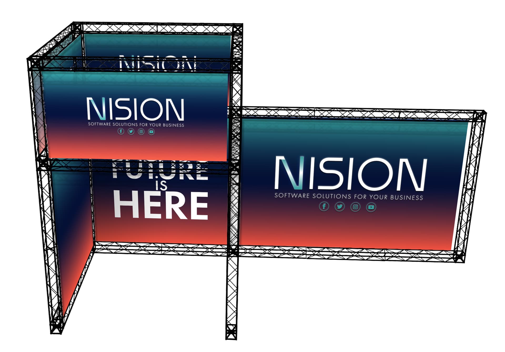 Truss Display System, Black
