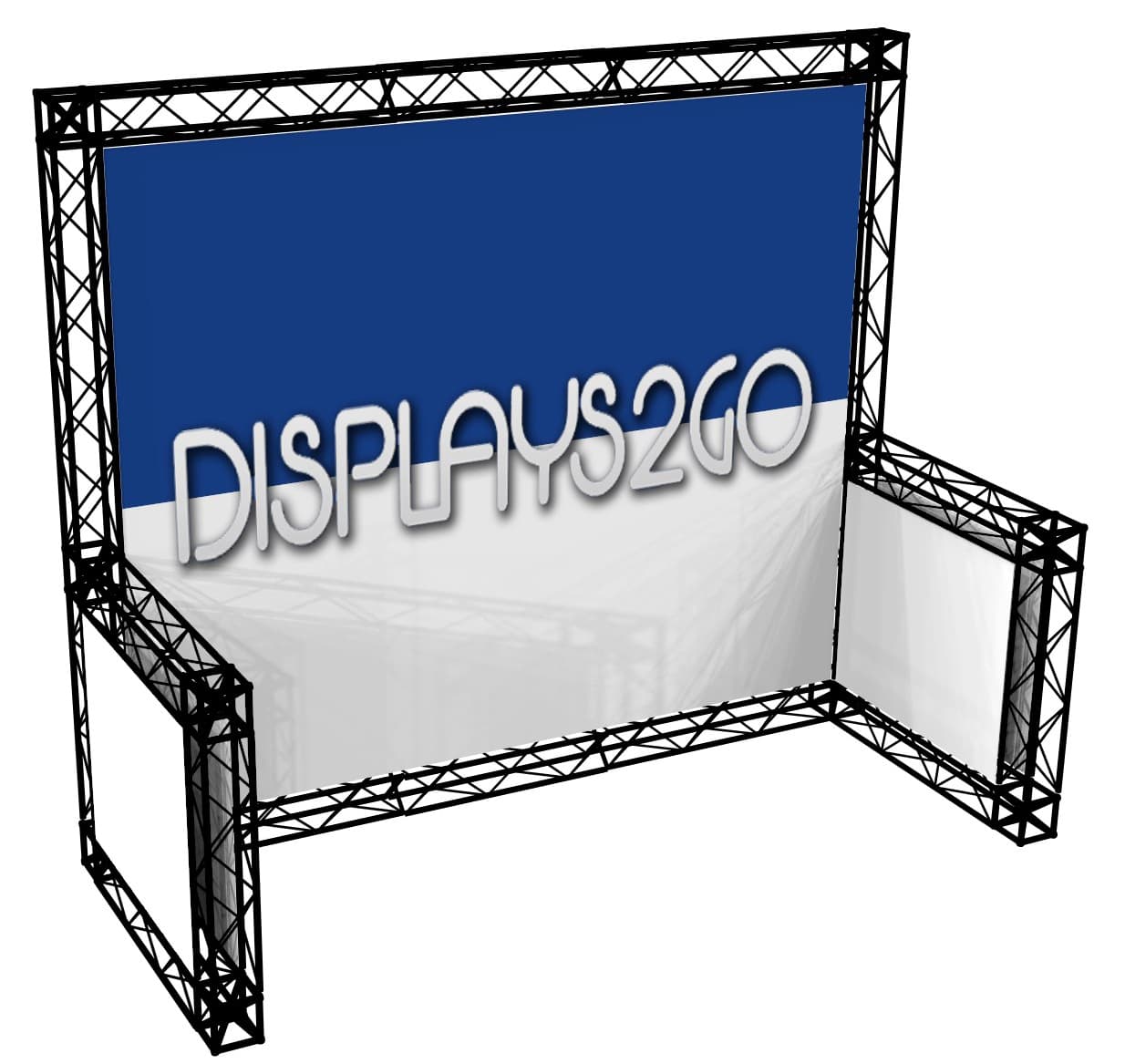 10 x 10 Trade Show Truss Kit, Black
