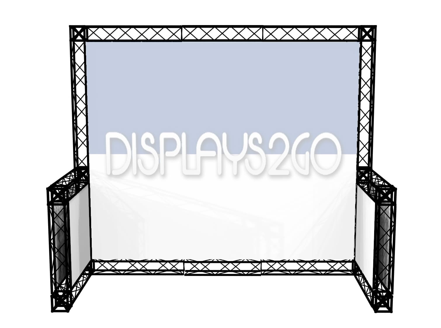 10 x 10 Truss Trade Show Booth, Portable