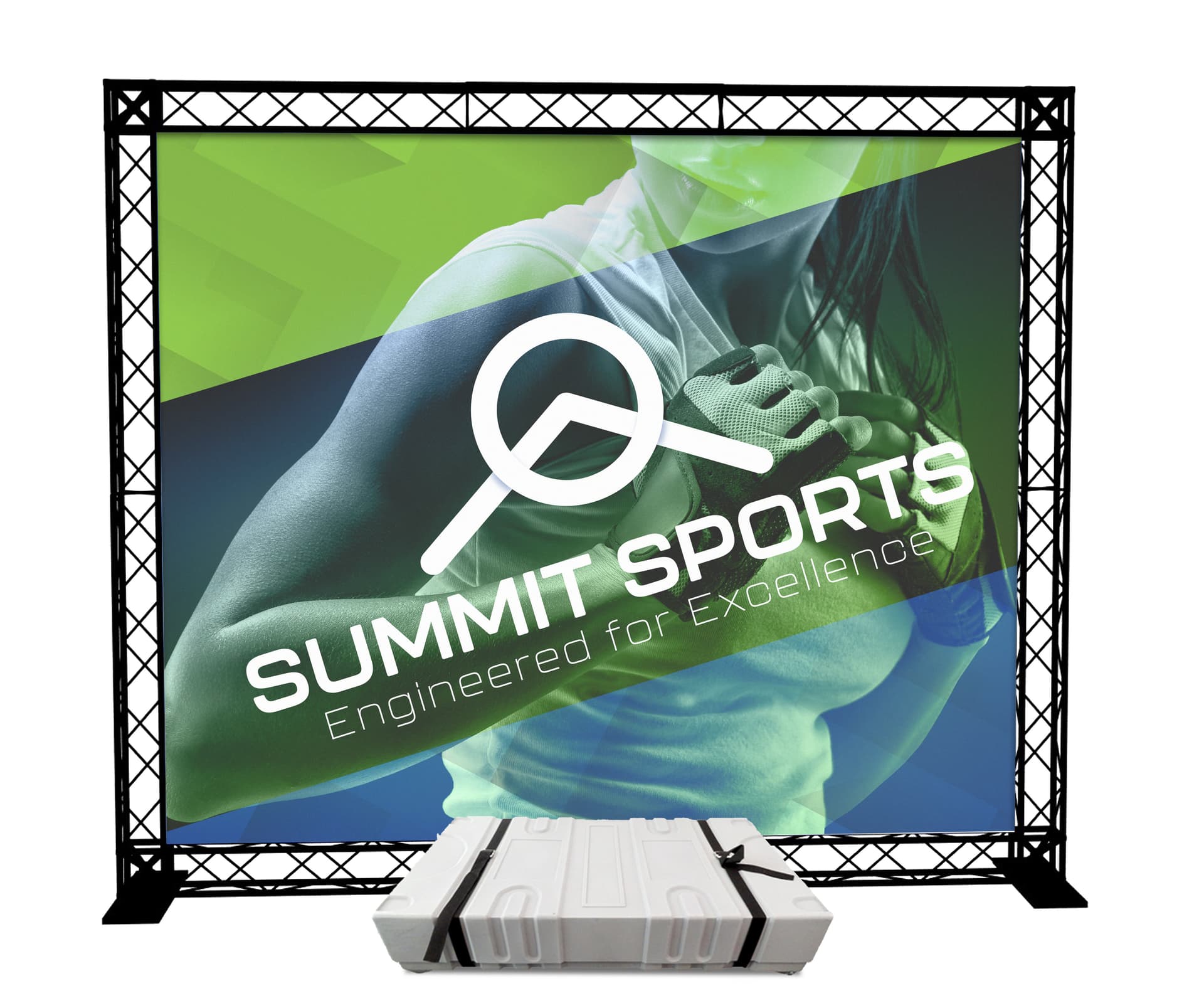 10’ Trade Show Truss Booth Kit, 8.5" Case Height