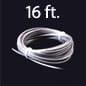 Stainless Steel Wire for Cable Hanging System, Braided - Silver