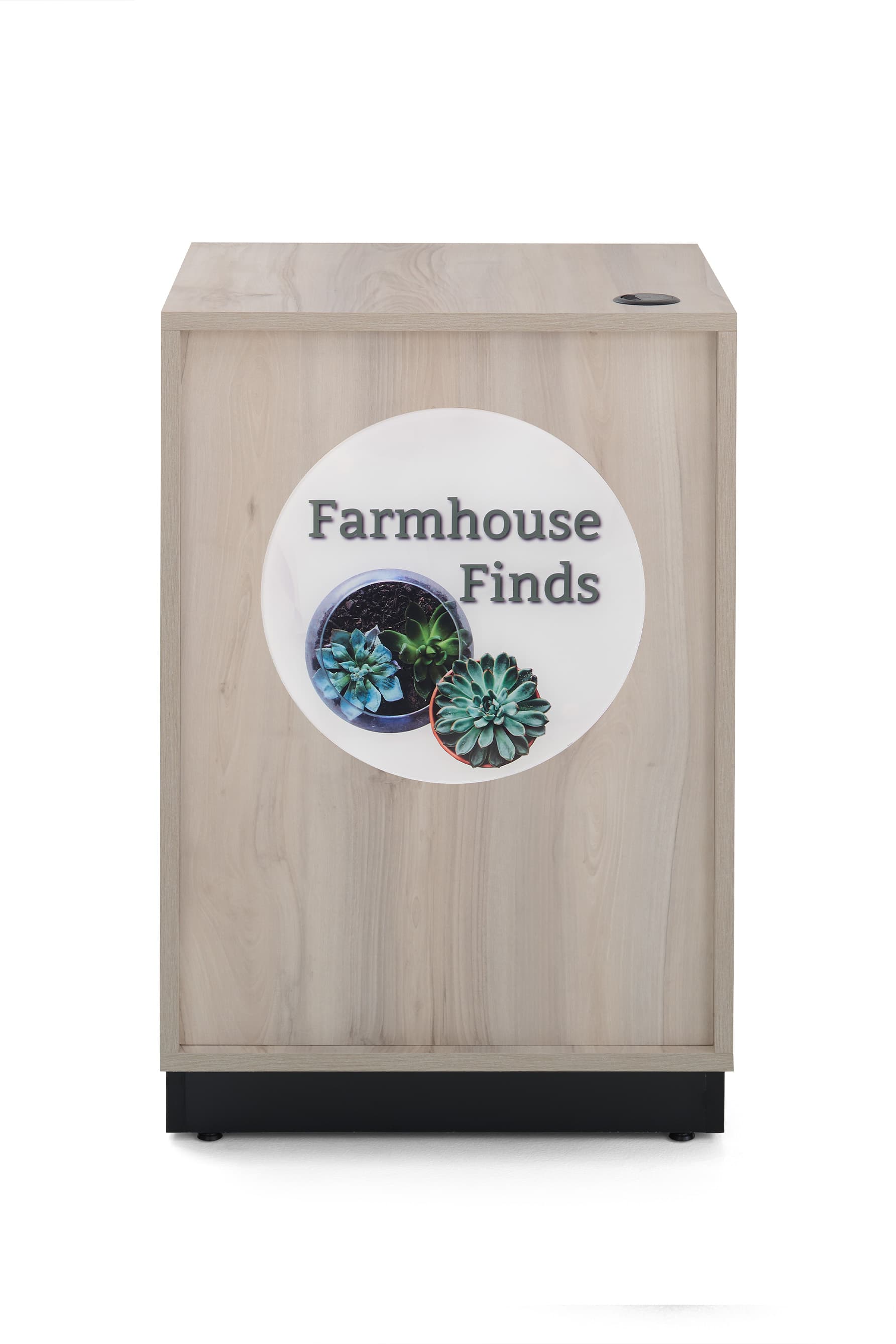 Wood host stand shown with acrylic sign (RSTCACPE) 
