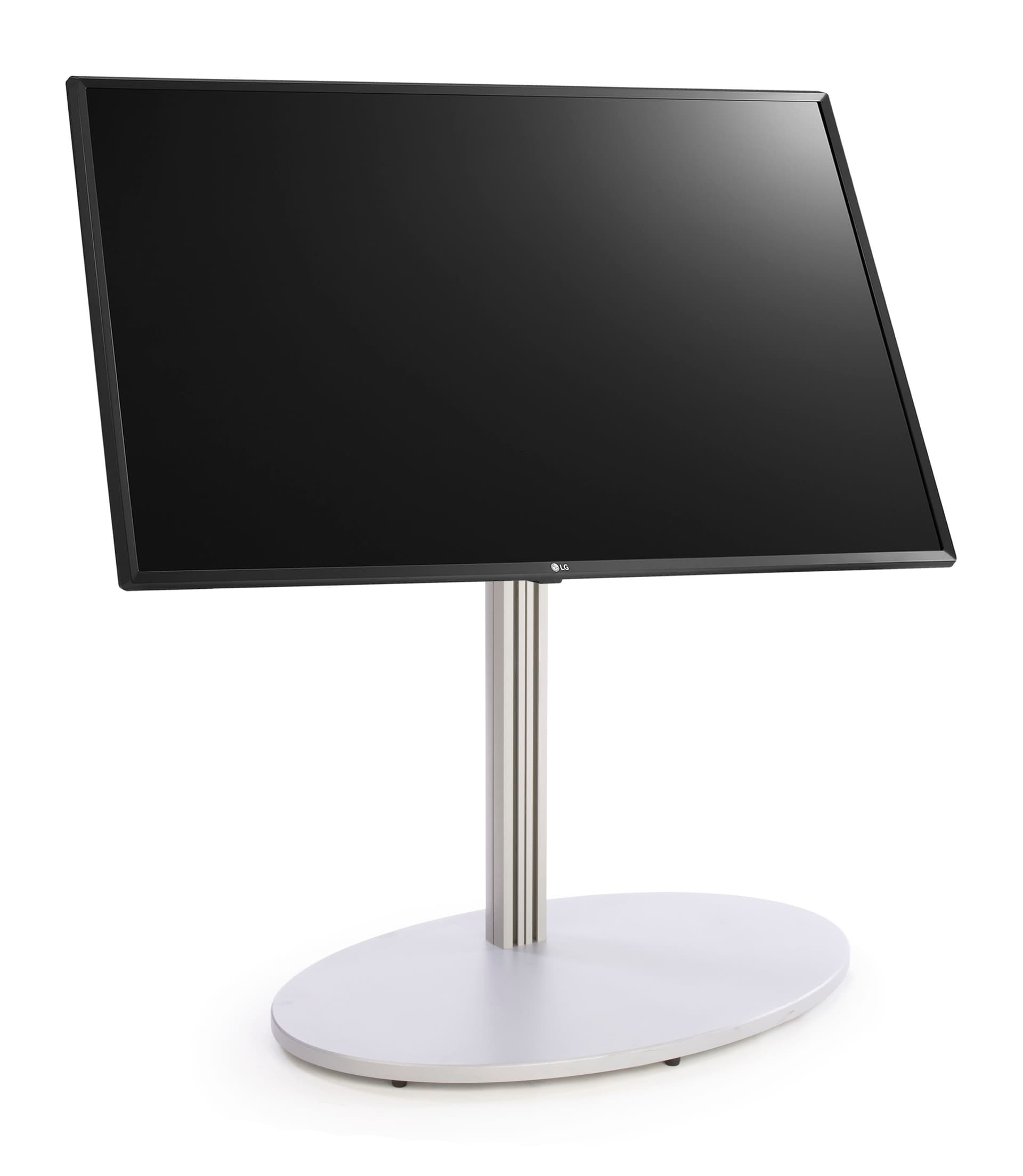 All-in-one digital signage with rubber footings on base