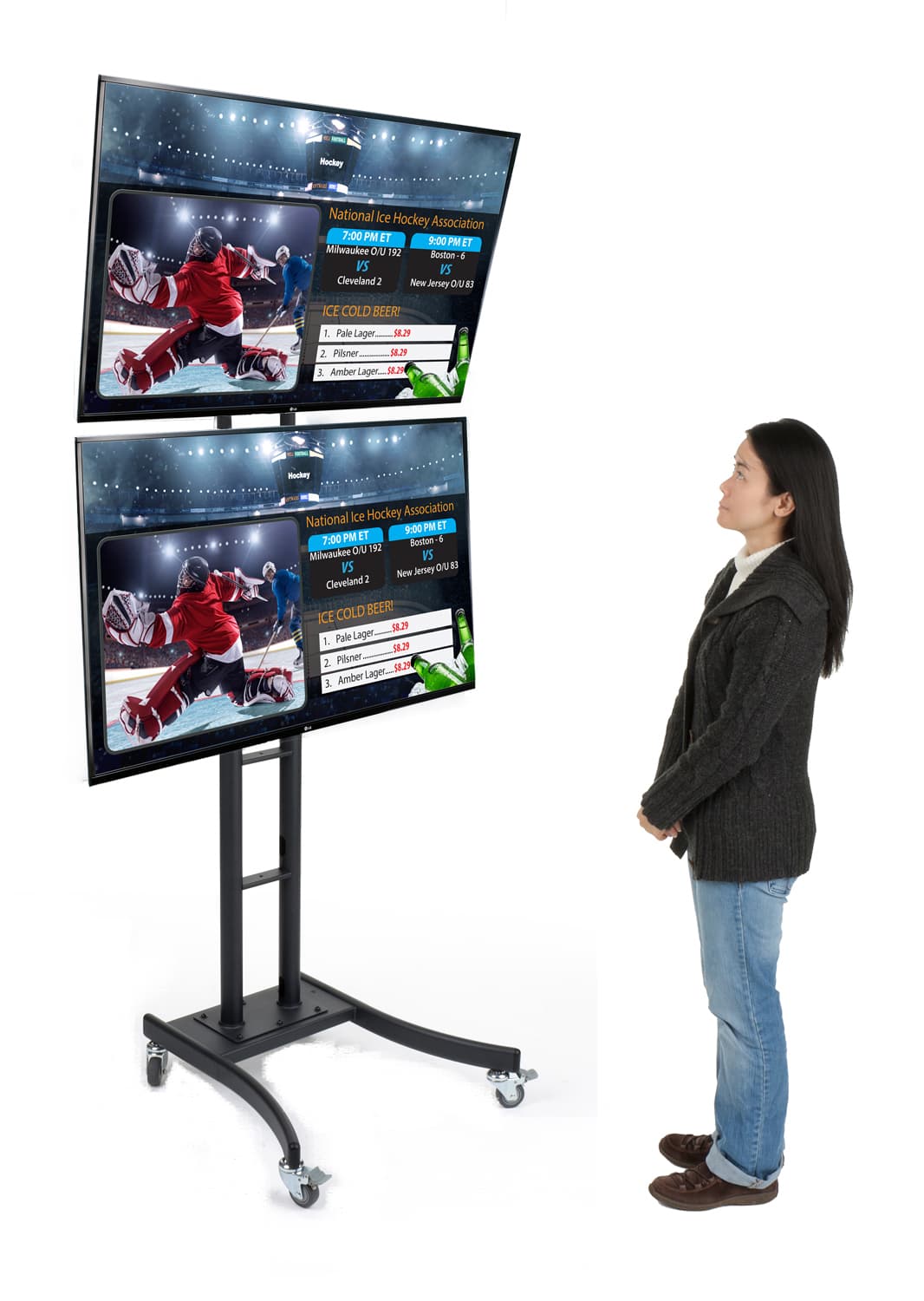 Scaled Portable Digital Signage Boards