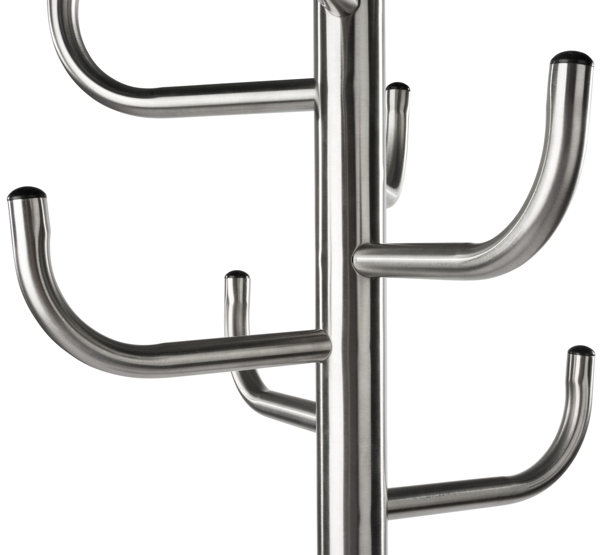 Stainless Steel Coat Rack with Hooks