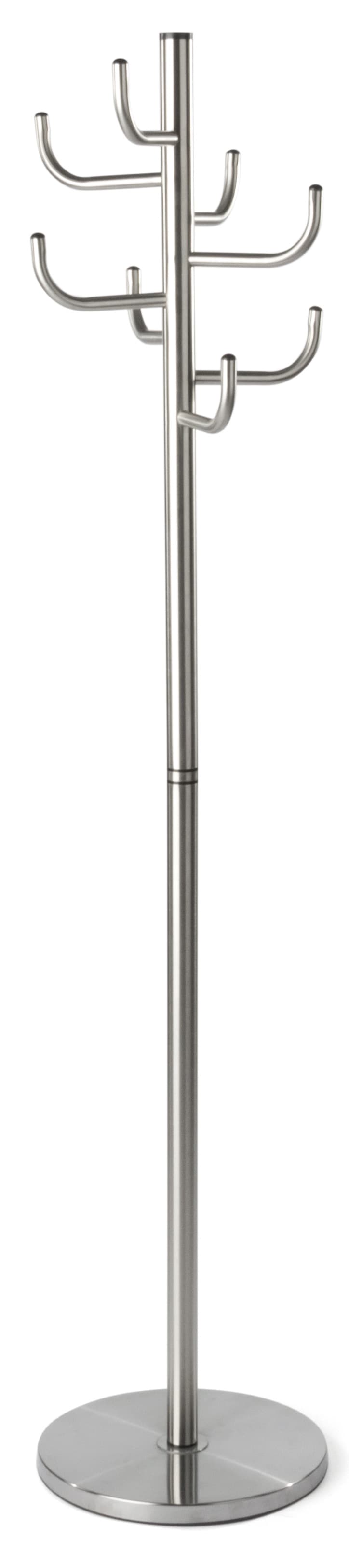 Silver Stainless Steel Coat Rack