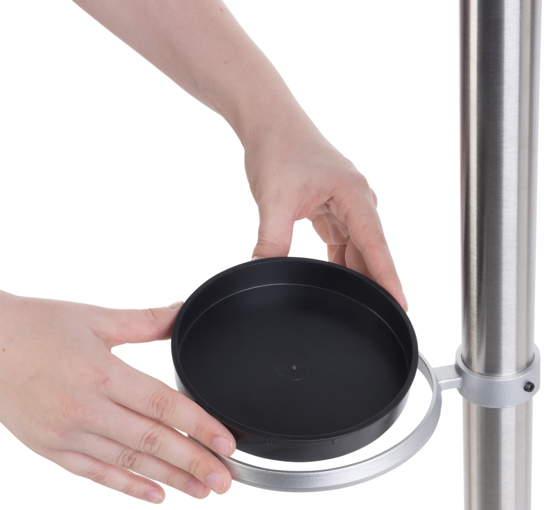 Metal Coat Rack with Umbrella Stand & Water Trays