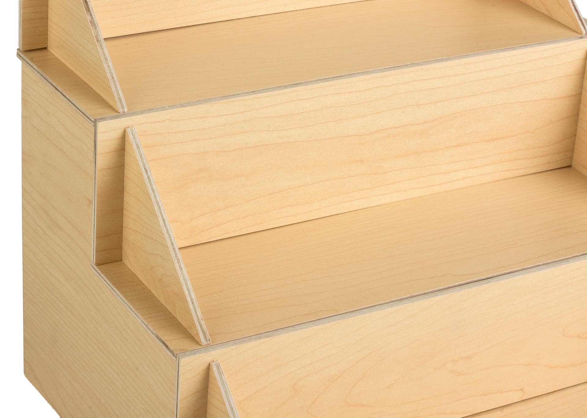 Wood CD/DVD Stand with Plywood Core