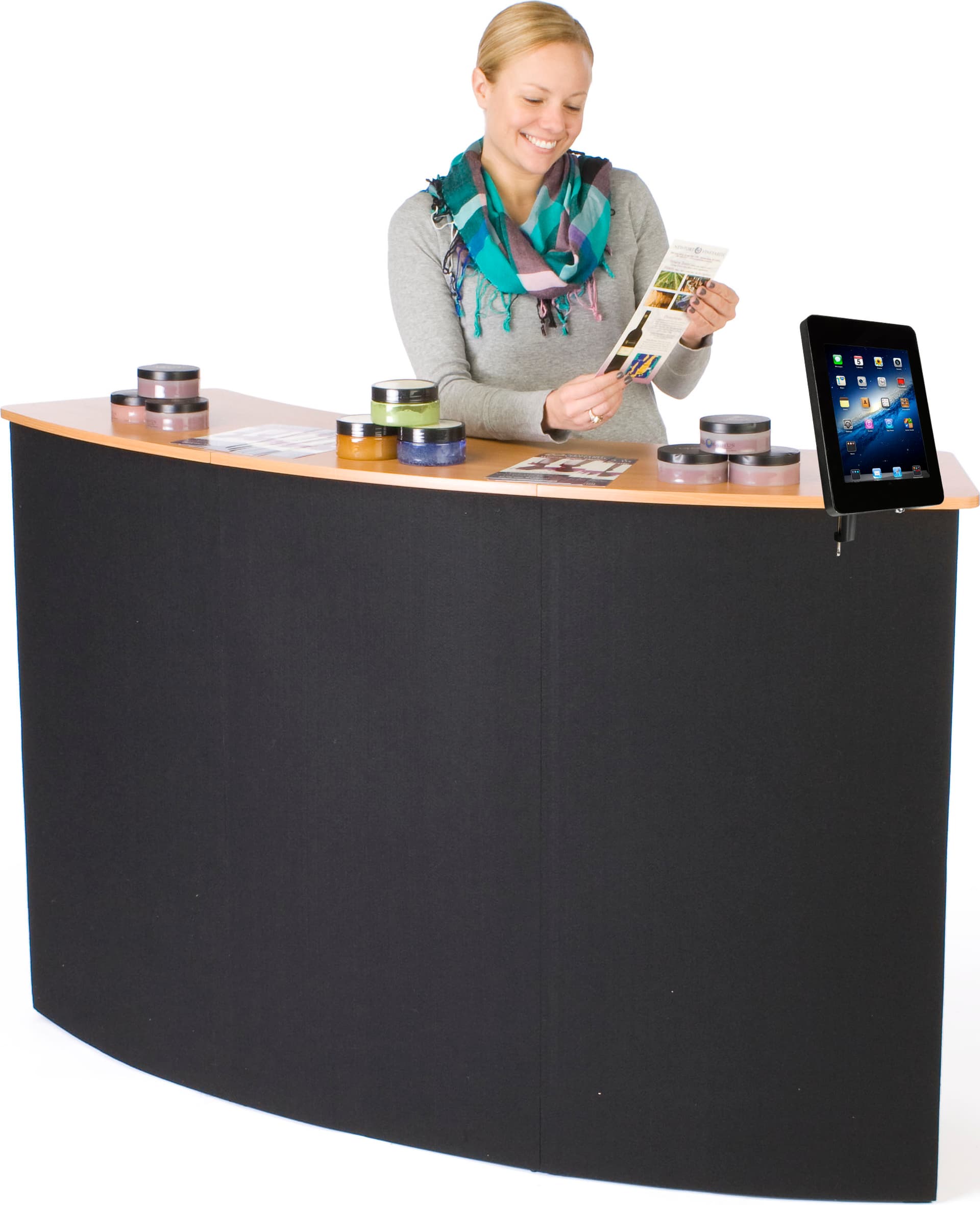 Portable Counter with iPad Mount