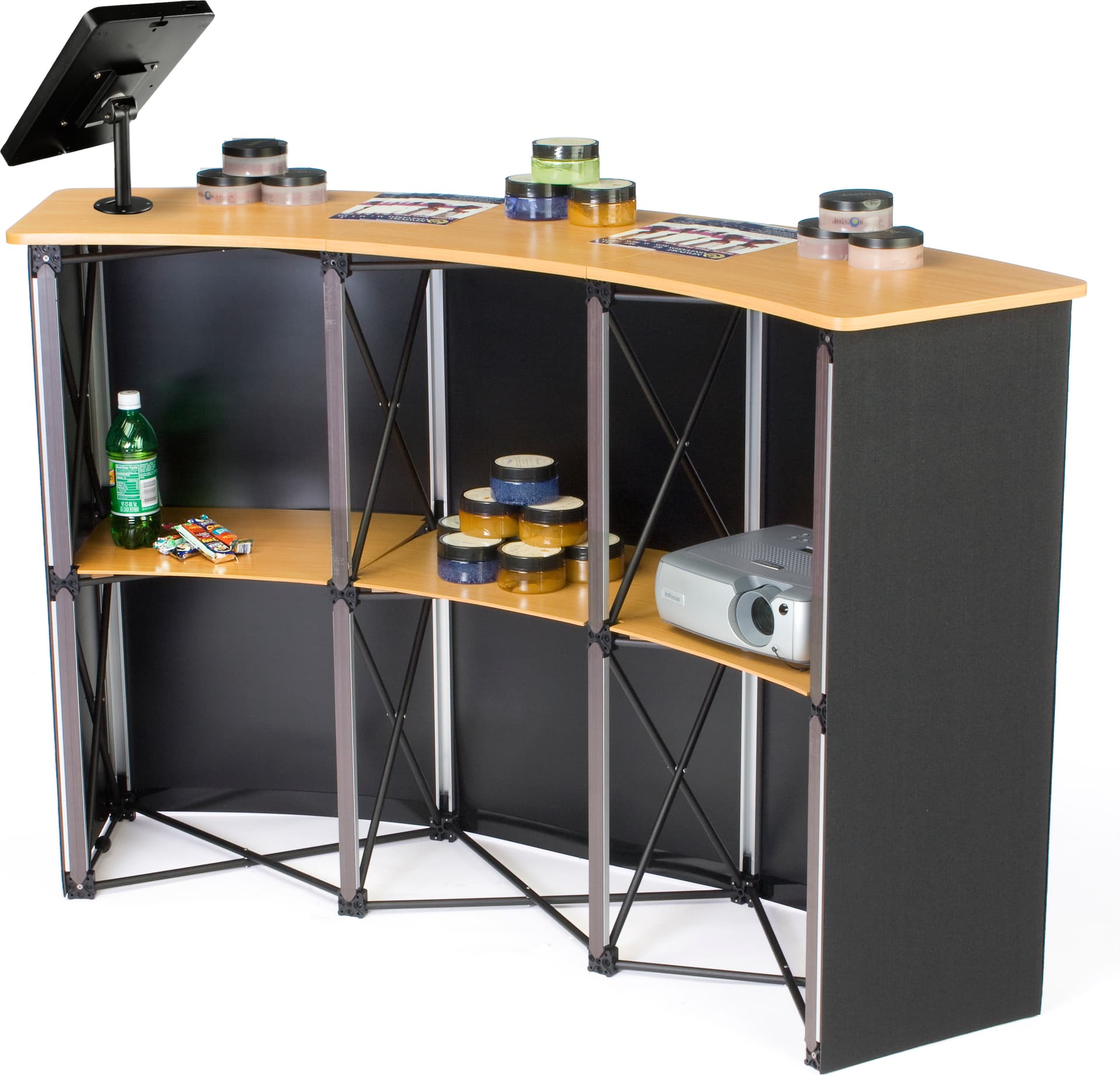 Trade Show Counter with iPad Holder