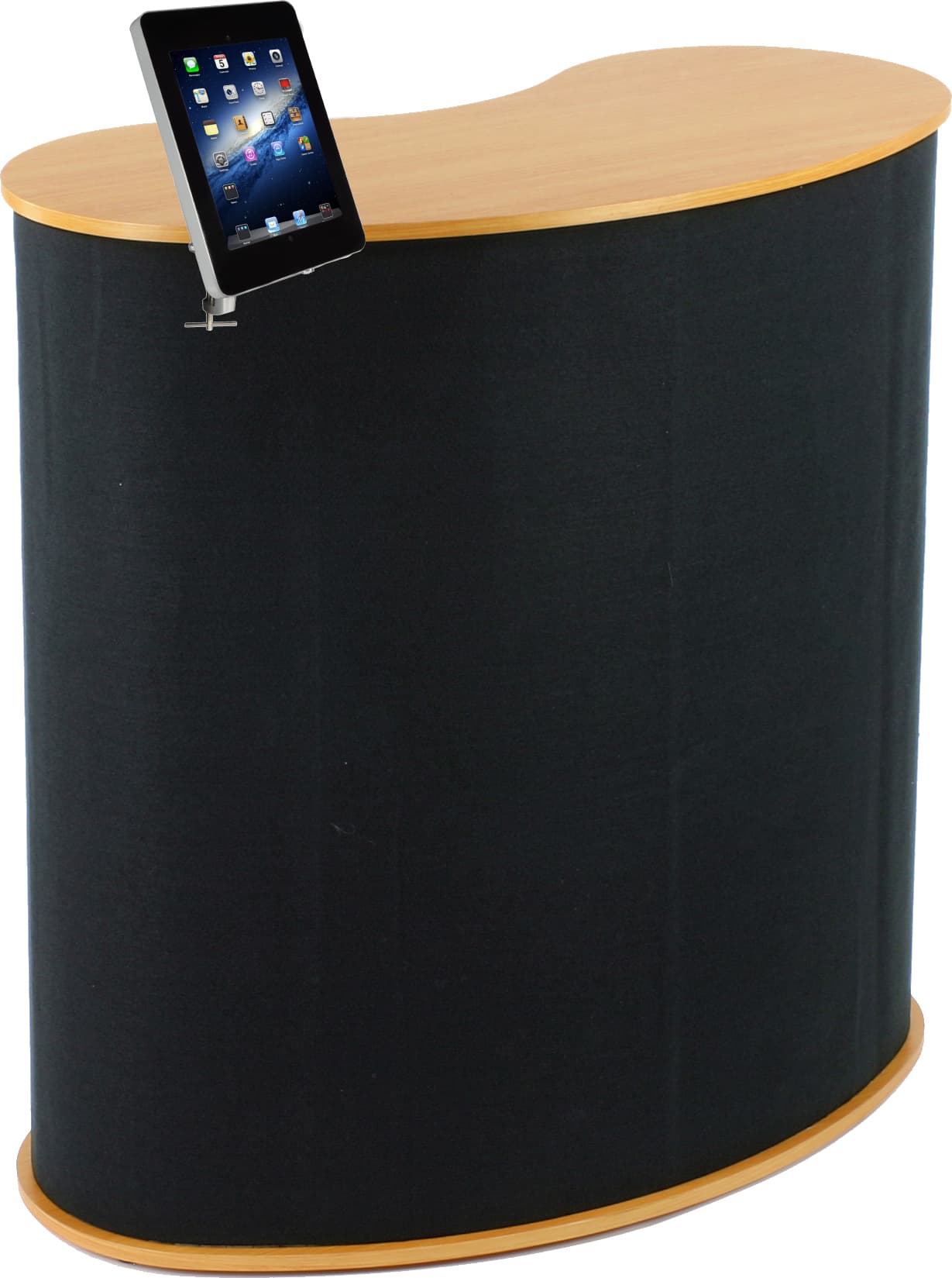 Trade Show Stand with iPad Mount in Silver