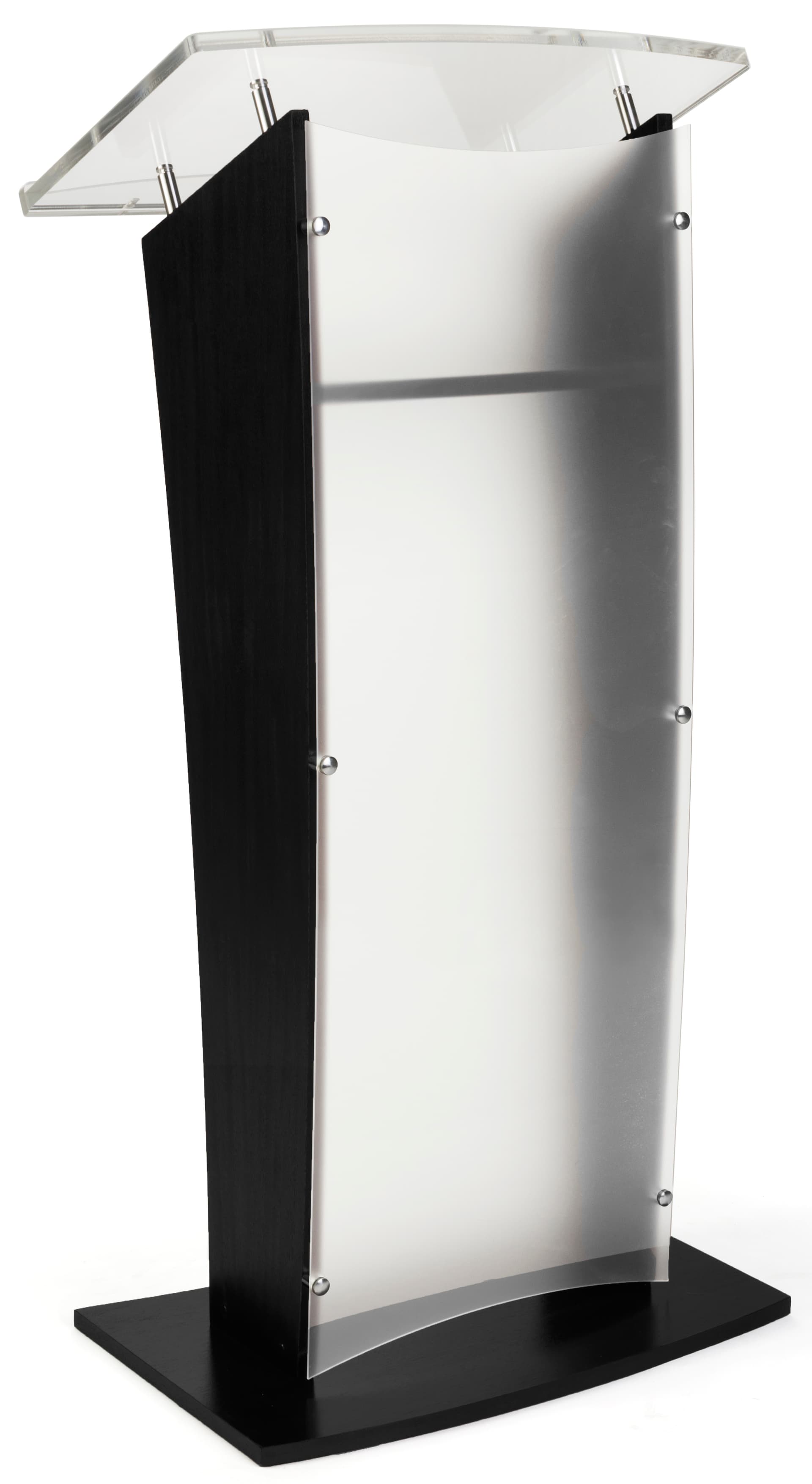 Frosted replacement panel for CVWD series lecterns with smudge reducing finish