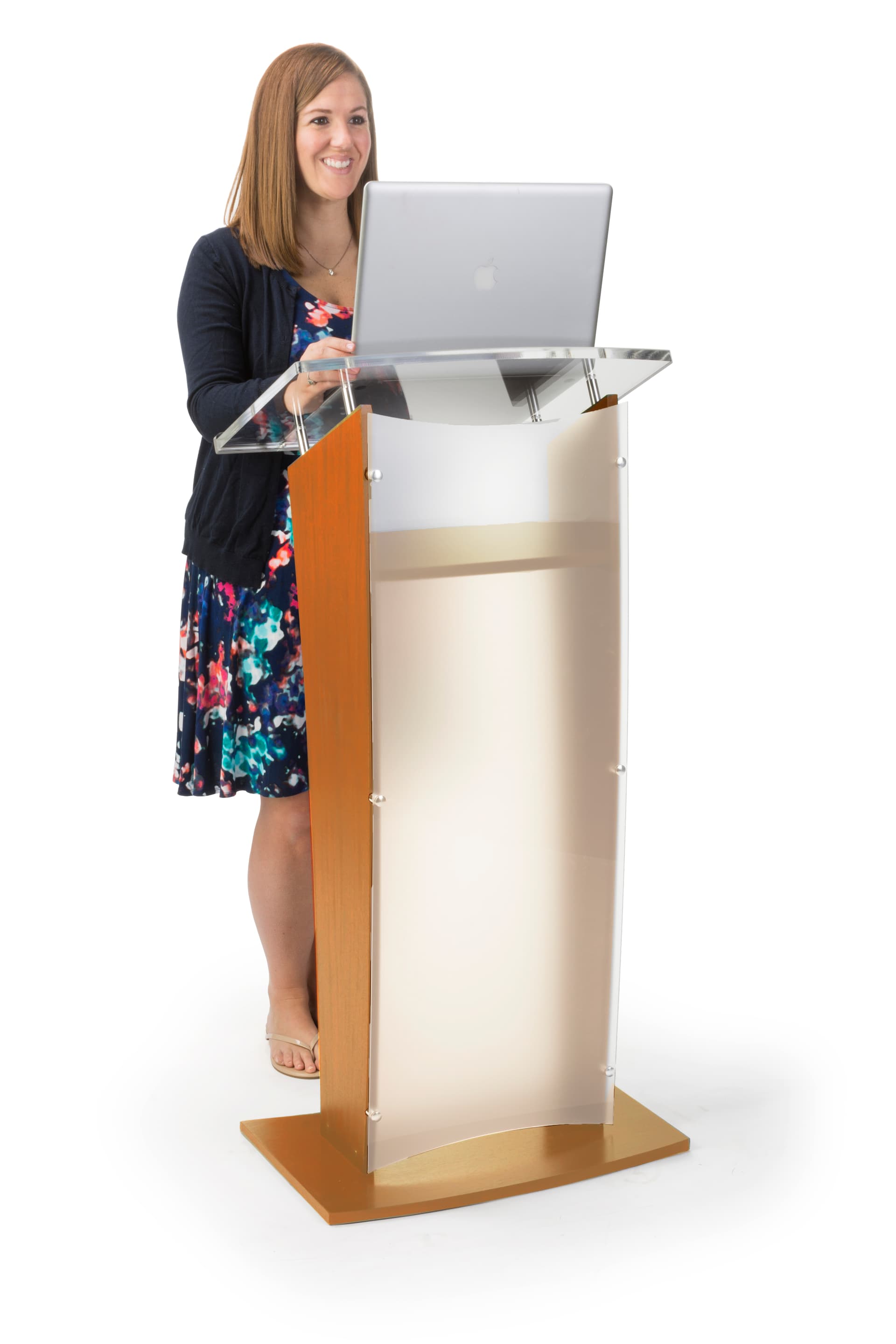 Top Reading Surface Can Fit Laptop Wood Rostrum Podium 
