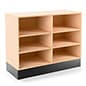 48" Sales Counter, Flat Tabletop, Open Storage