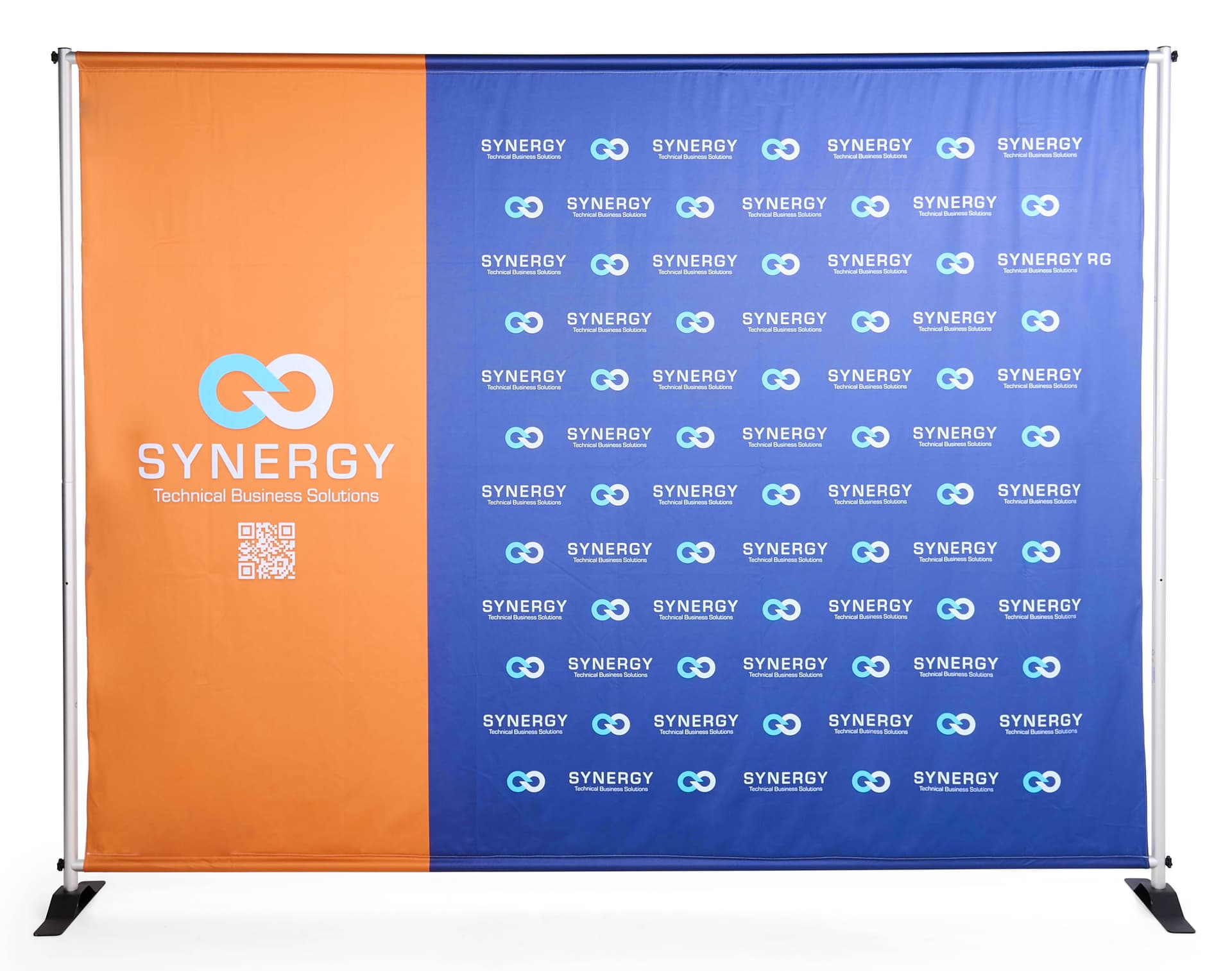 Back drop banner with pole pockets 