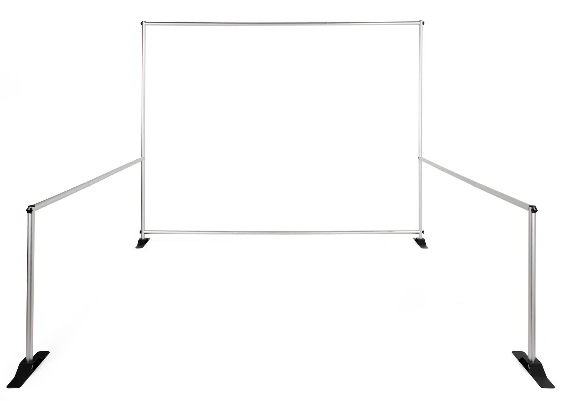Backdrop banner with backwall and side panels 