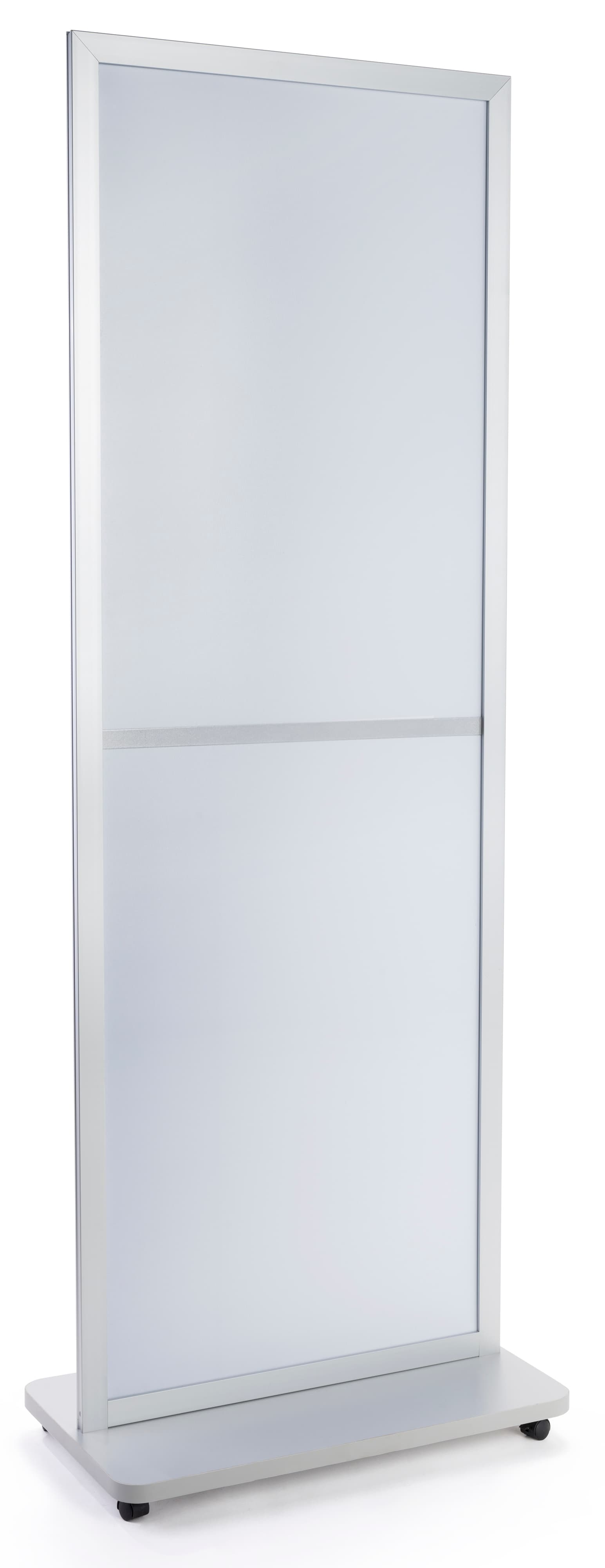 Aluminum frame fixed-width 2-sided portable poster stand 