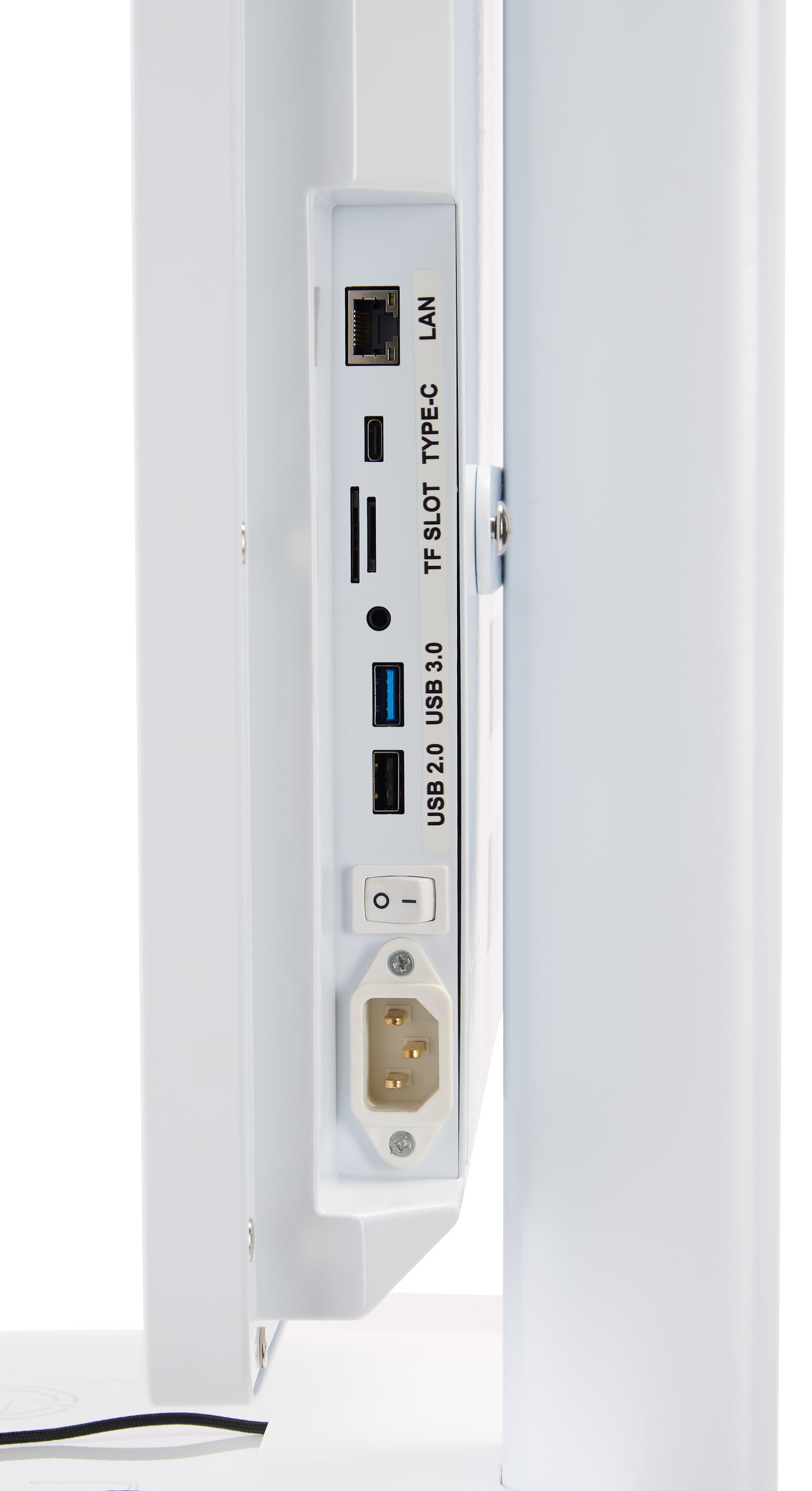 Digital charging station with one USB 2.0 port, one USB 3.0 port, TF readers, USB Type-C , and ethernet port