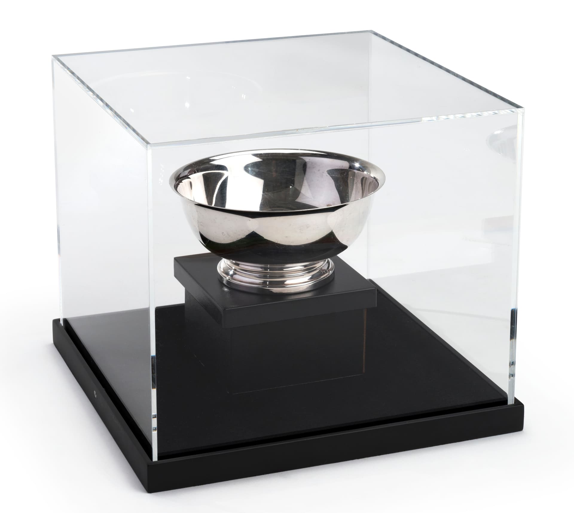 Tabletop Acrylic Museum Display Frame with Small Artifact Inside