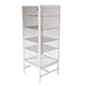 24" Glass Showcase Tower w/ LED Lighting, Locking Door, and Adjustable Shelves