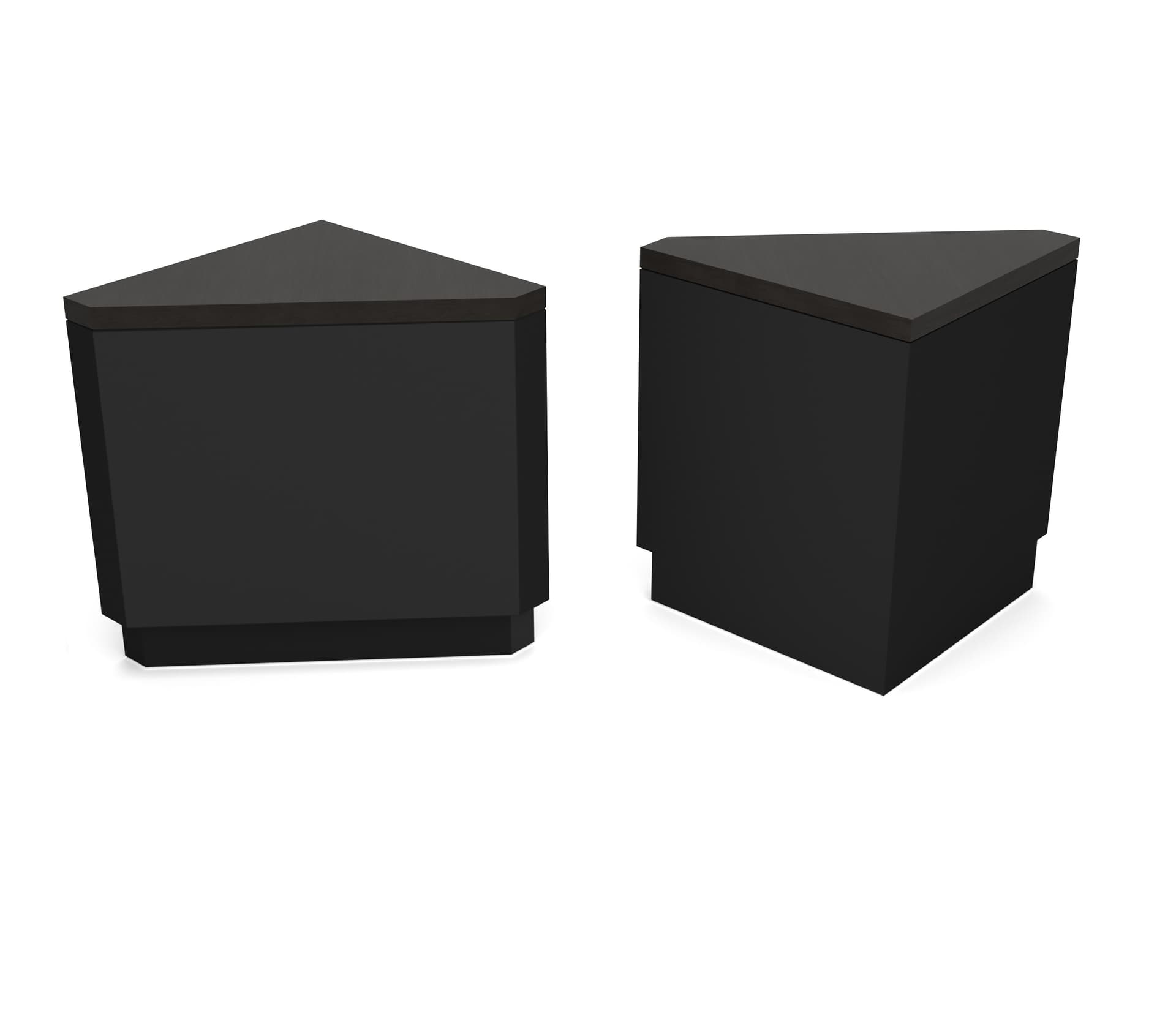  Corner display pedestal with professional matte finish