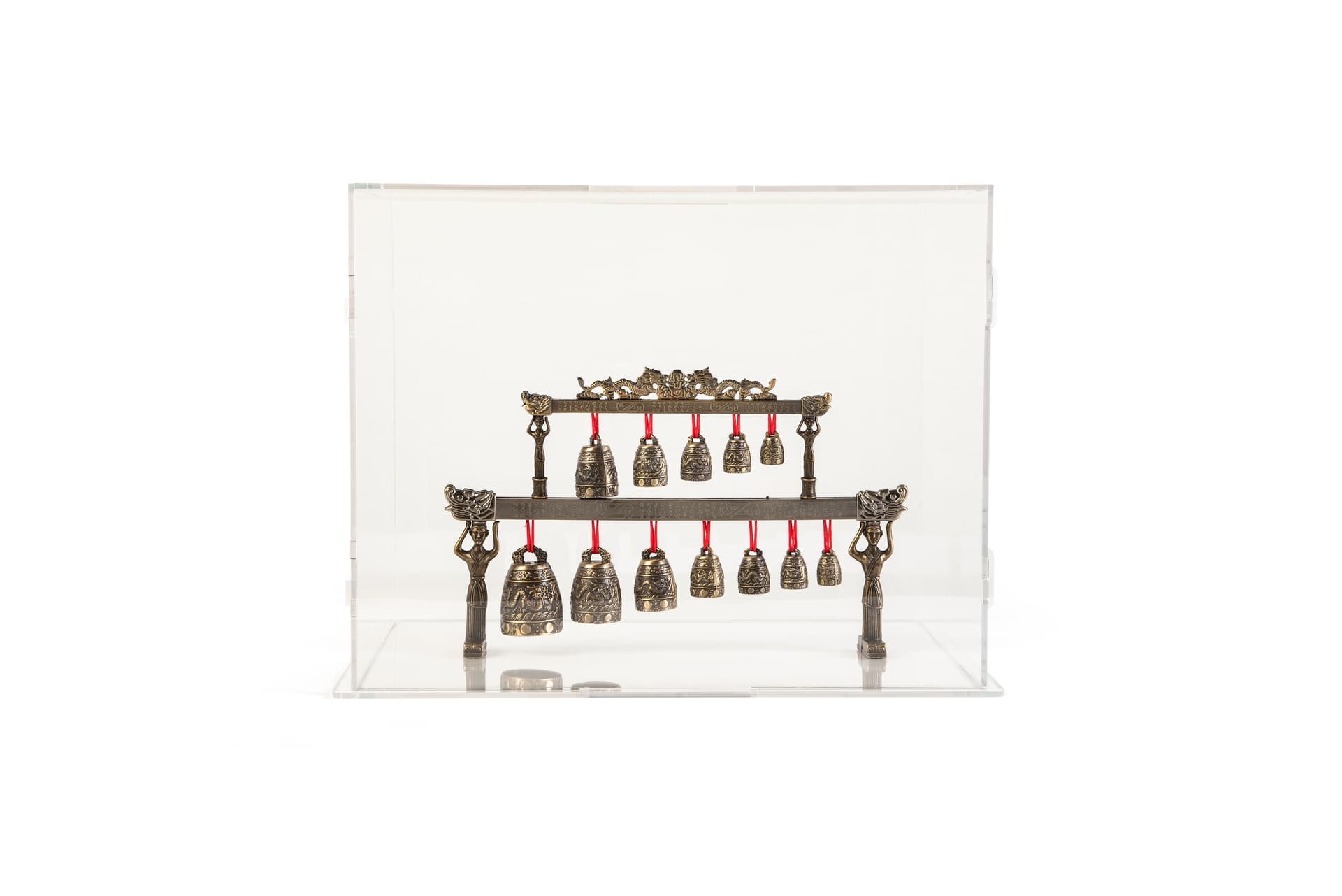 Acrylic large clear display riser case