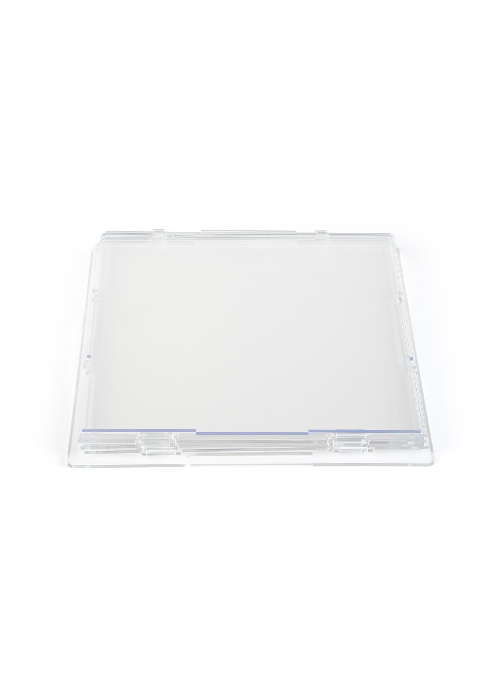 Portable Custom printed folding acrylic display cube packs flat