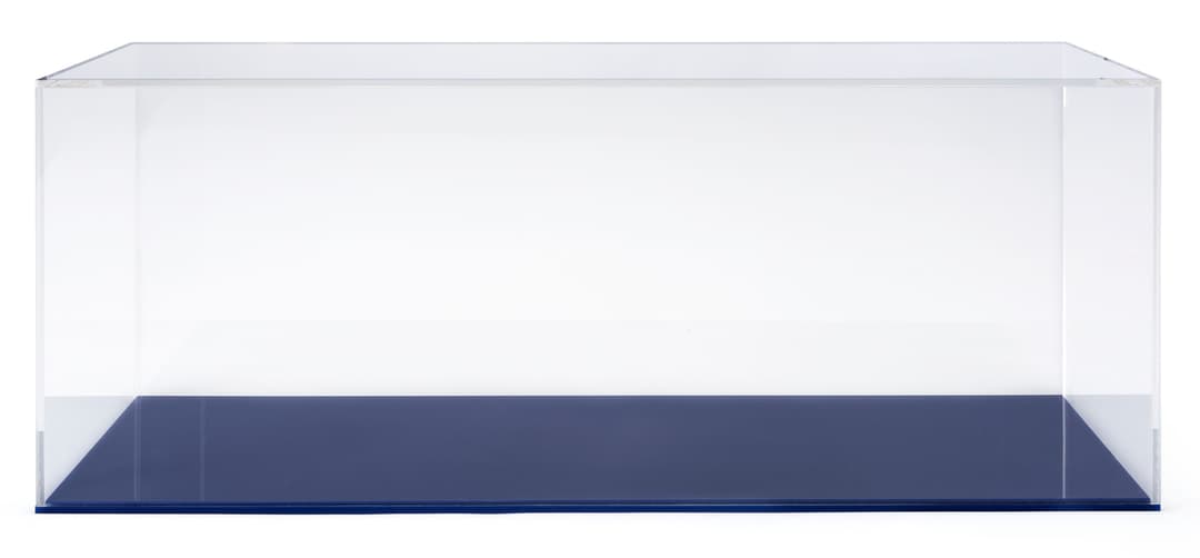 Blue Model Display Case Base for 30