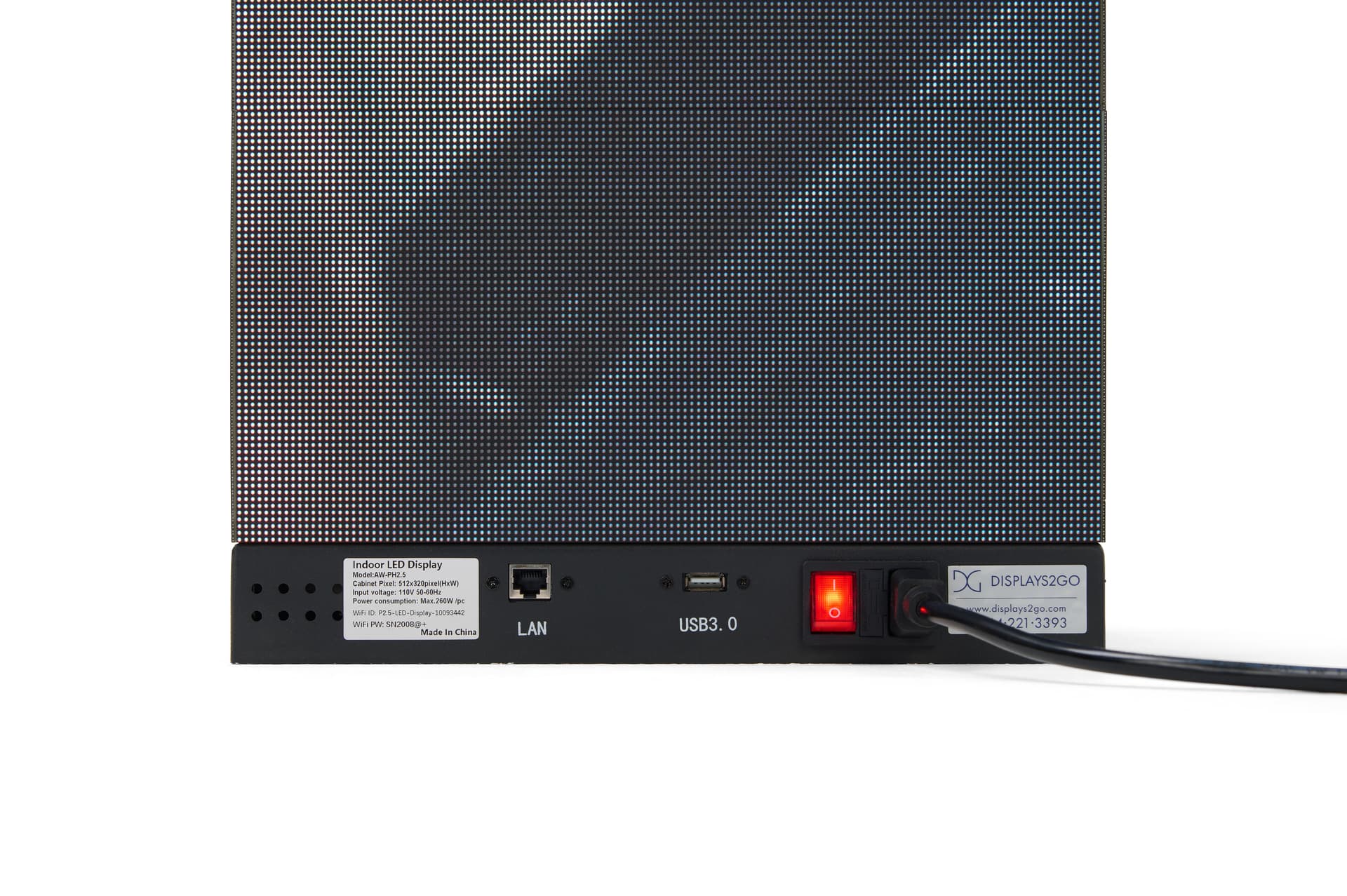 LED Pedestal with LAN and USB3 port