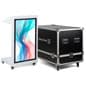 43" Non-Touch LCD Cash Wrap, Caster Wheels, Android 11 OS - White