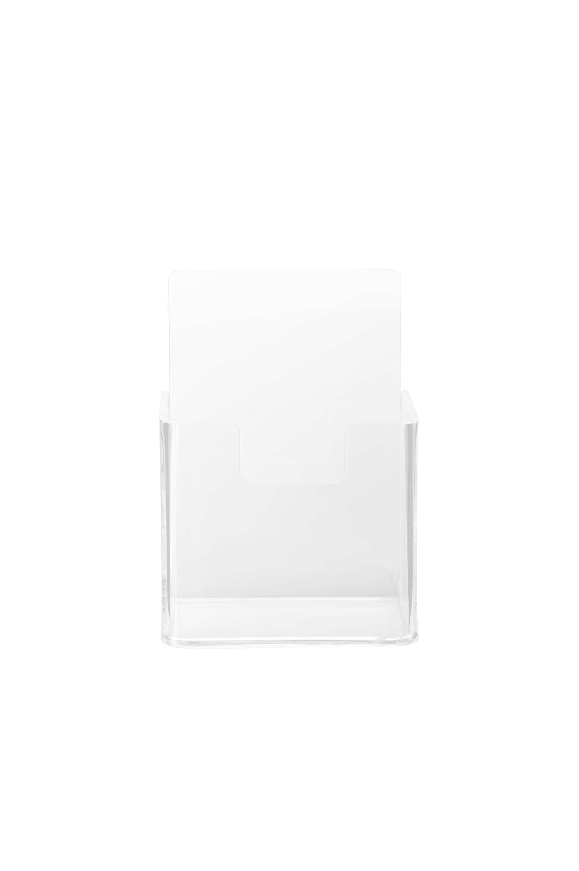 Vertical business card holder with eco-friendly design