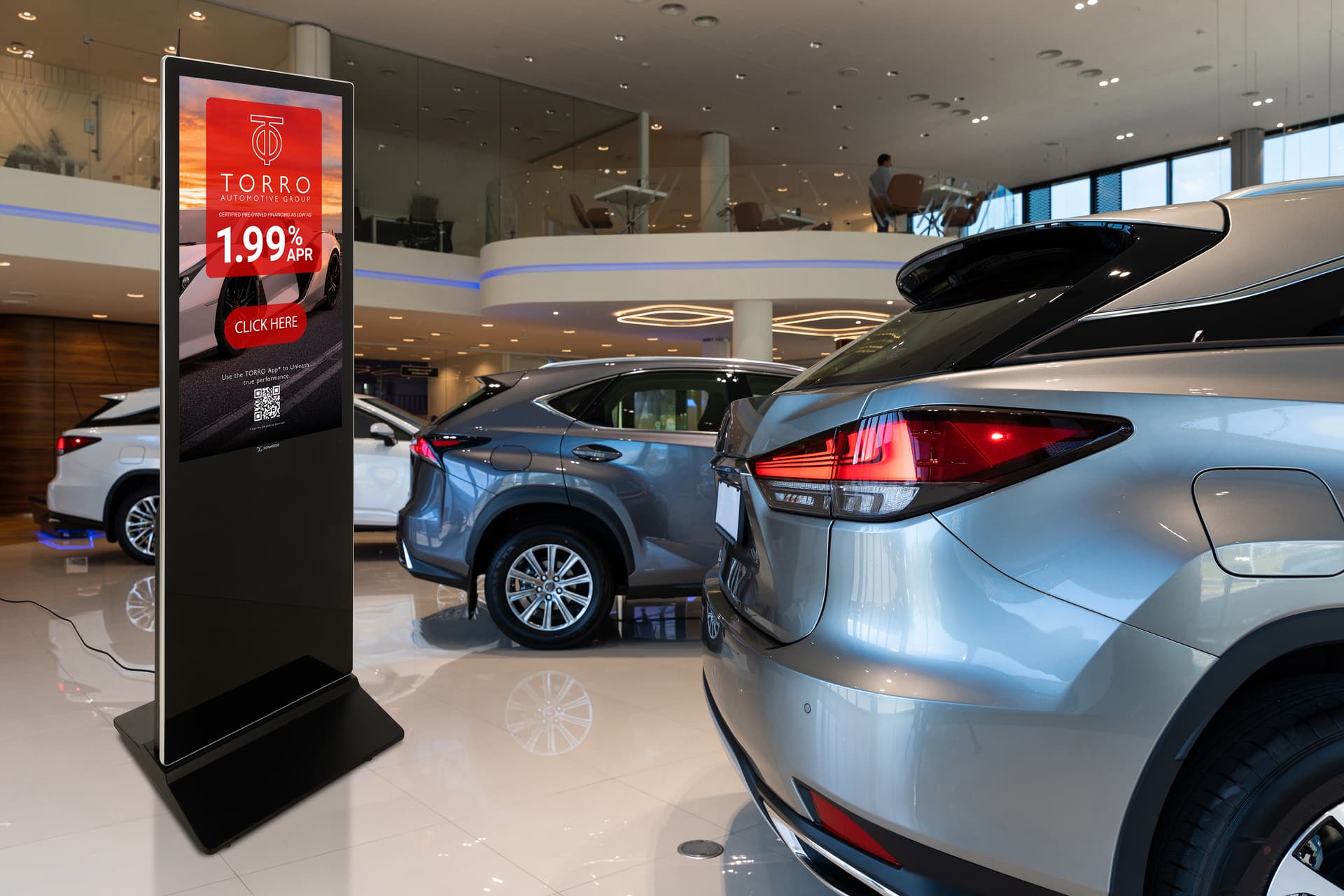 Advertising Multimedia Kiosk with 1 Year Warranty 