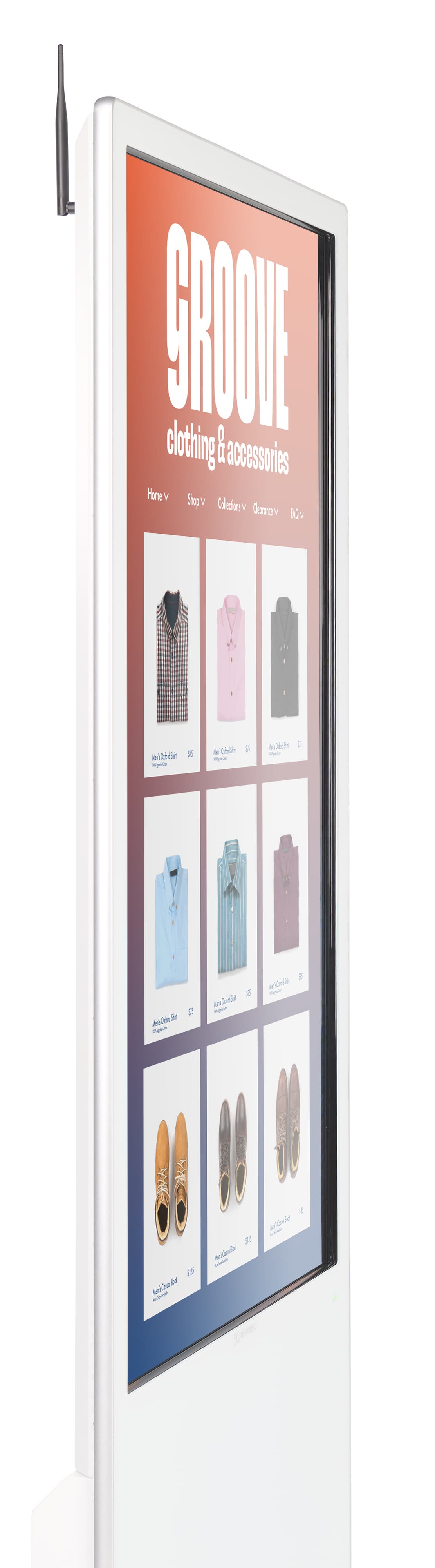 Advertising Multimedia Kiosk with LCD Panel