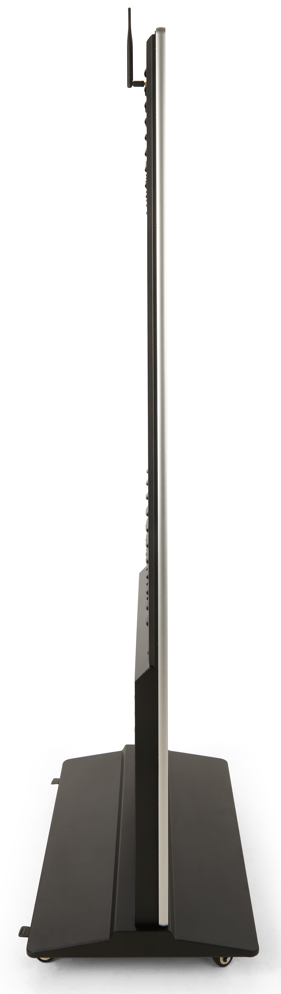 Digital display advertising floor stand with a thickness of 1.6 inches 