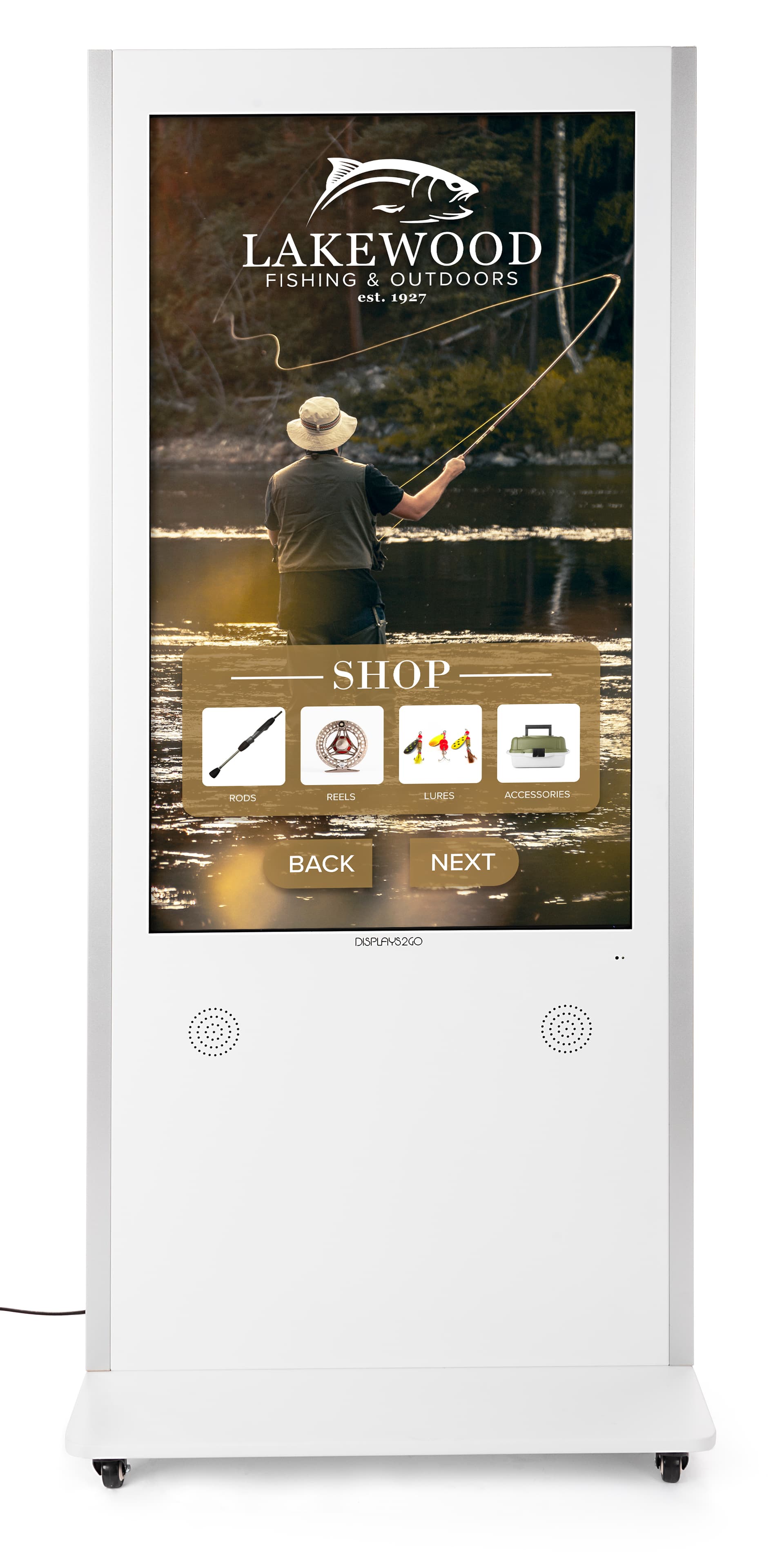 Interactive Digital Display with interactive content management experiences