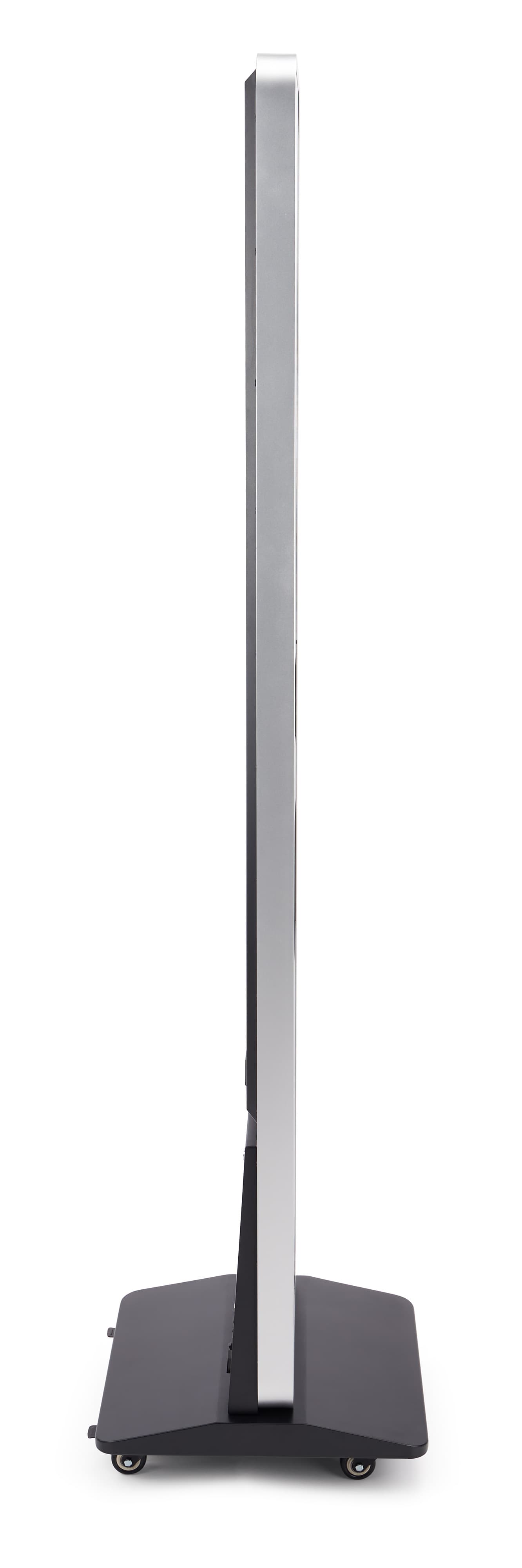 This charging digital literature display with a slim profile