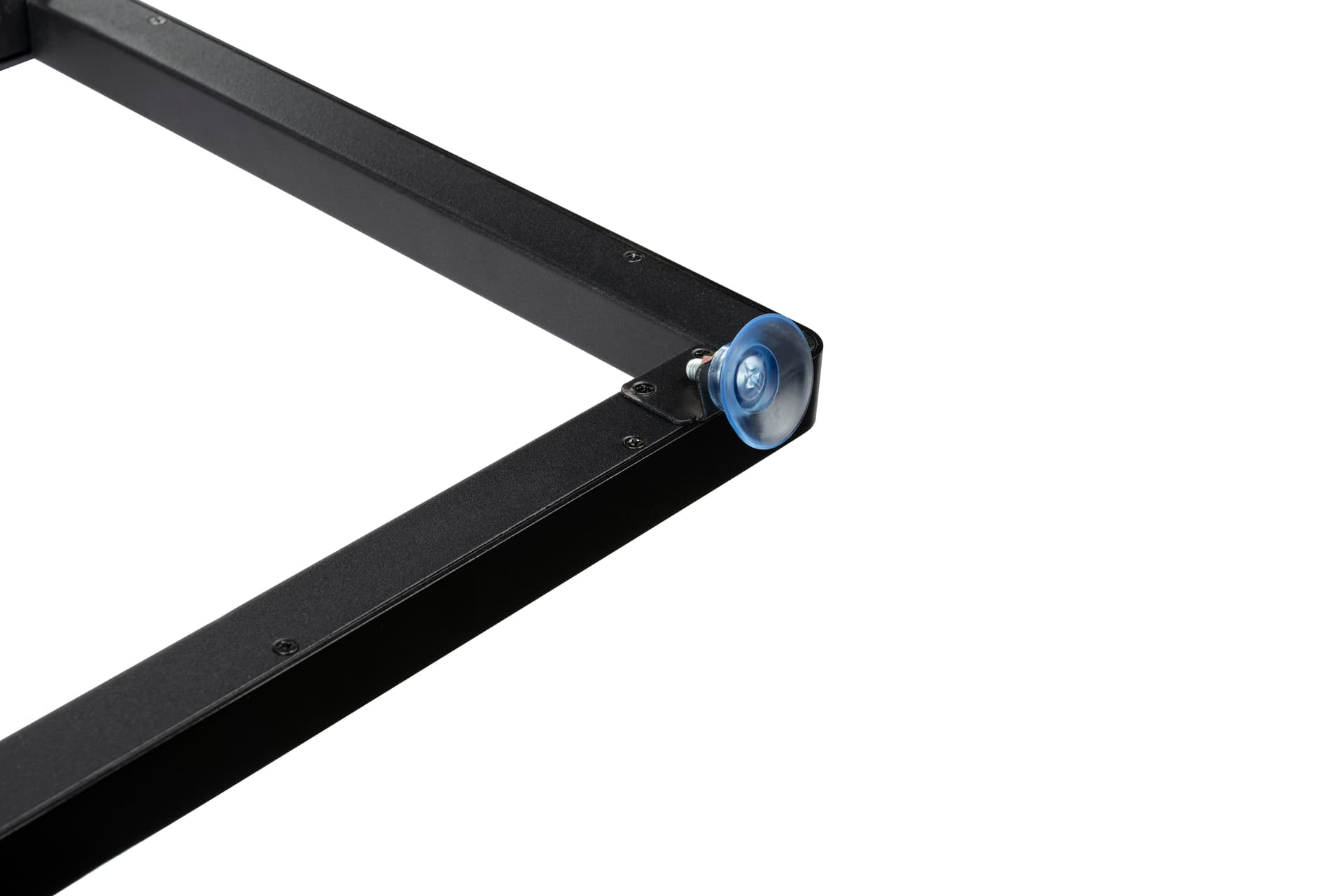 a frame digital sign w/ stability enhancing feet