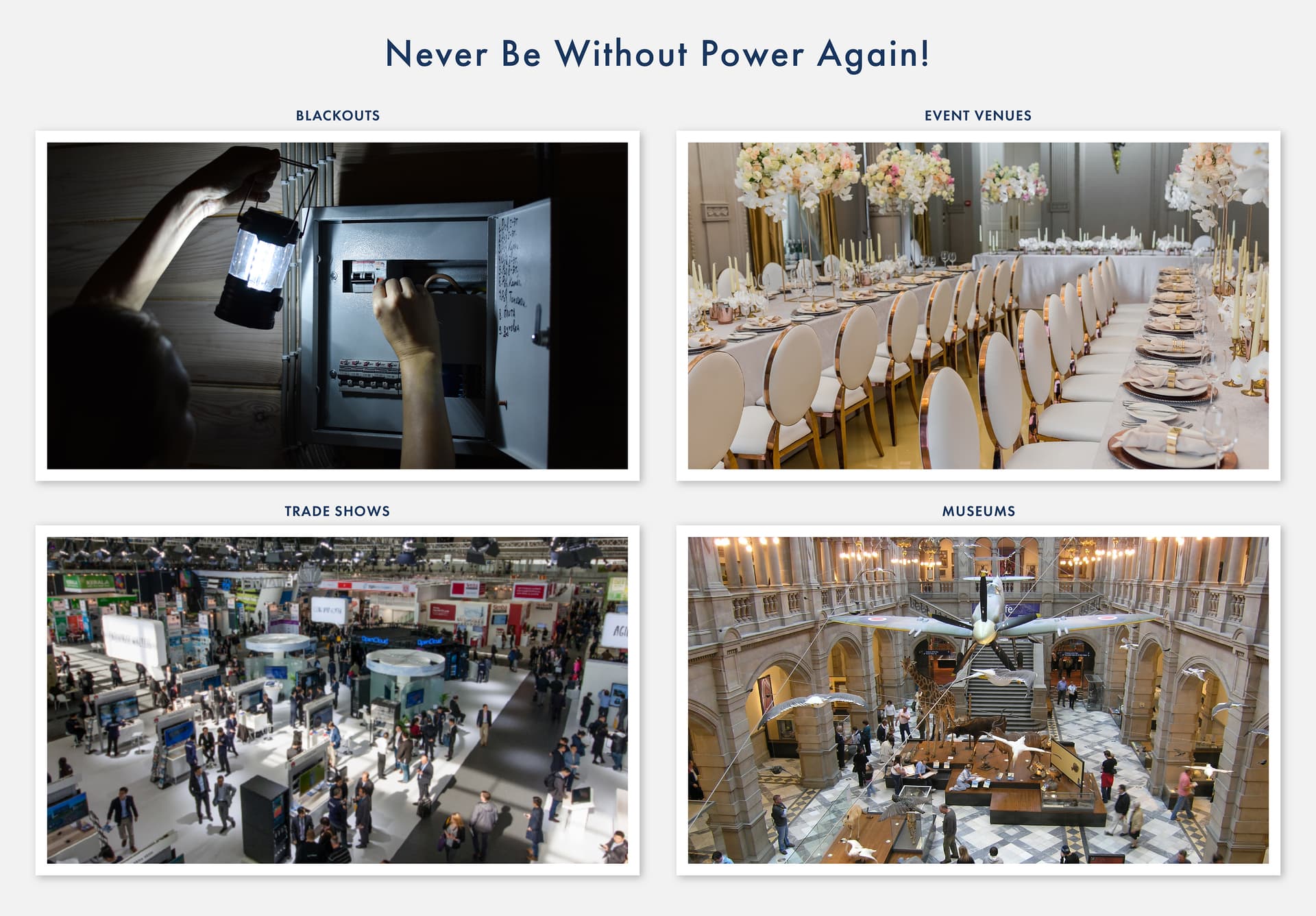 EcoFlow RIVER 2 Pro portable power station with never be without power again! Blackouts, Event Venues, Trade Shows, Museums. 