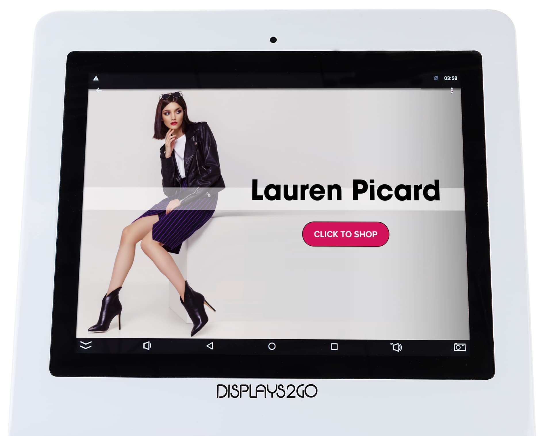 Touch screen interactive kiosk with camera and 15 inch LCD panel 