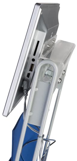 Digital Signage Video Literature Rack | Portable Magazine Rack ...