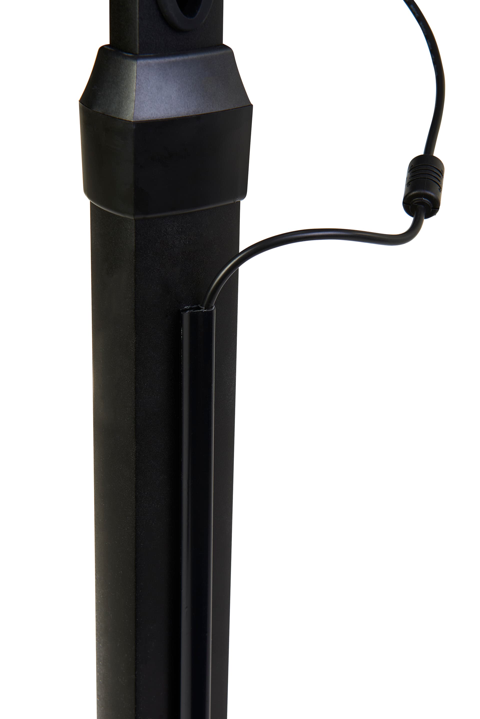 Commercial touch screen display with cord management 