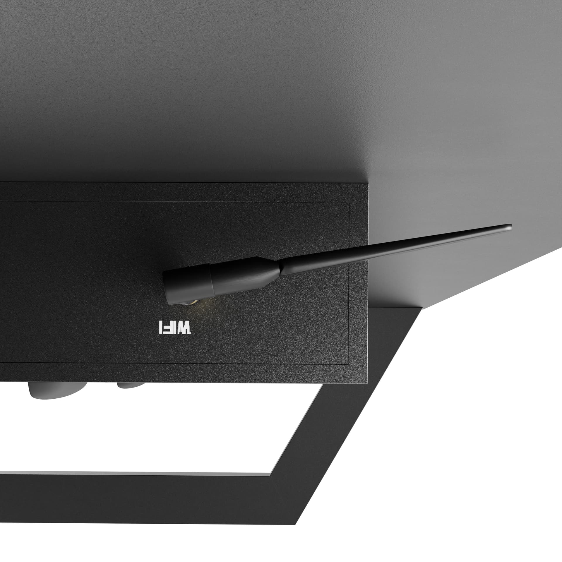 Accessible Touch Screen Table includes an external WiFi antenna