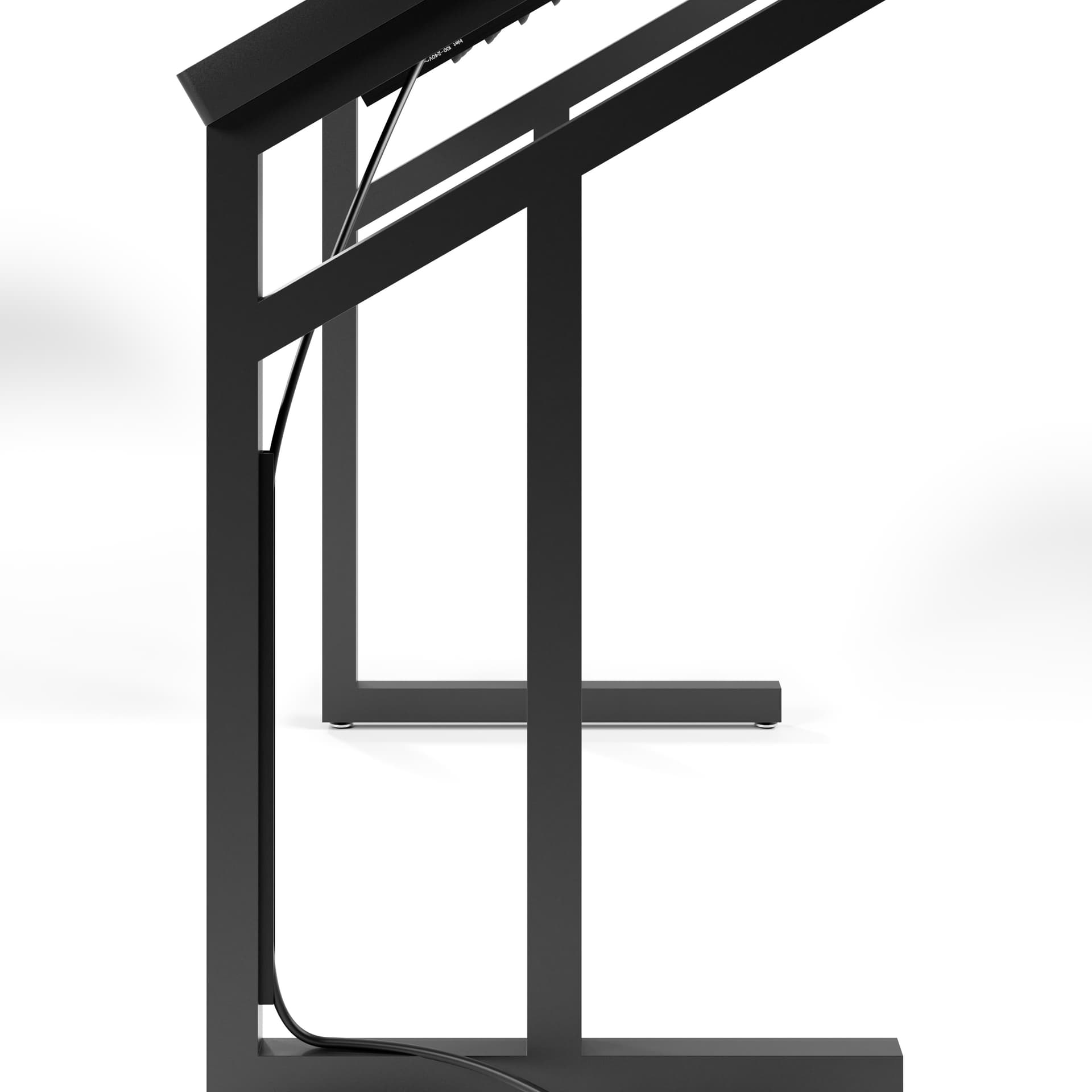 Accessible Touch Screen Table includes cable management