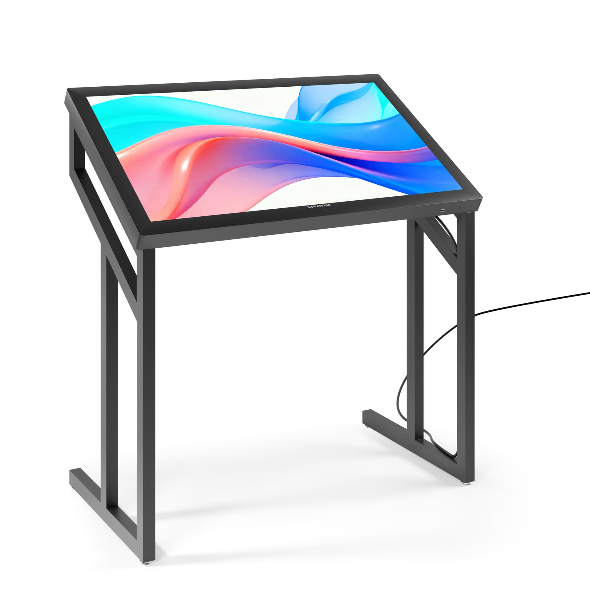 Accessible Touch Screen Table with black frame