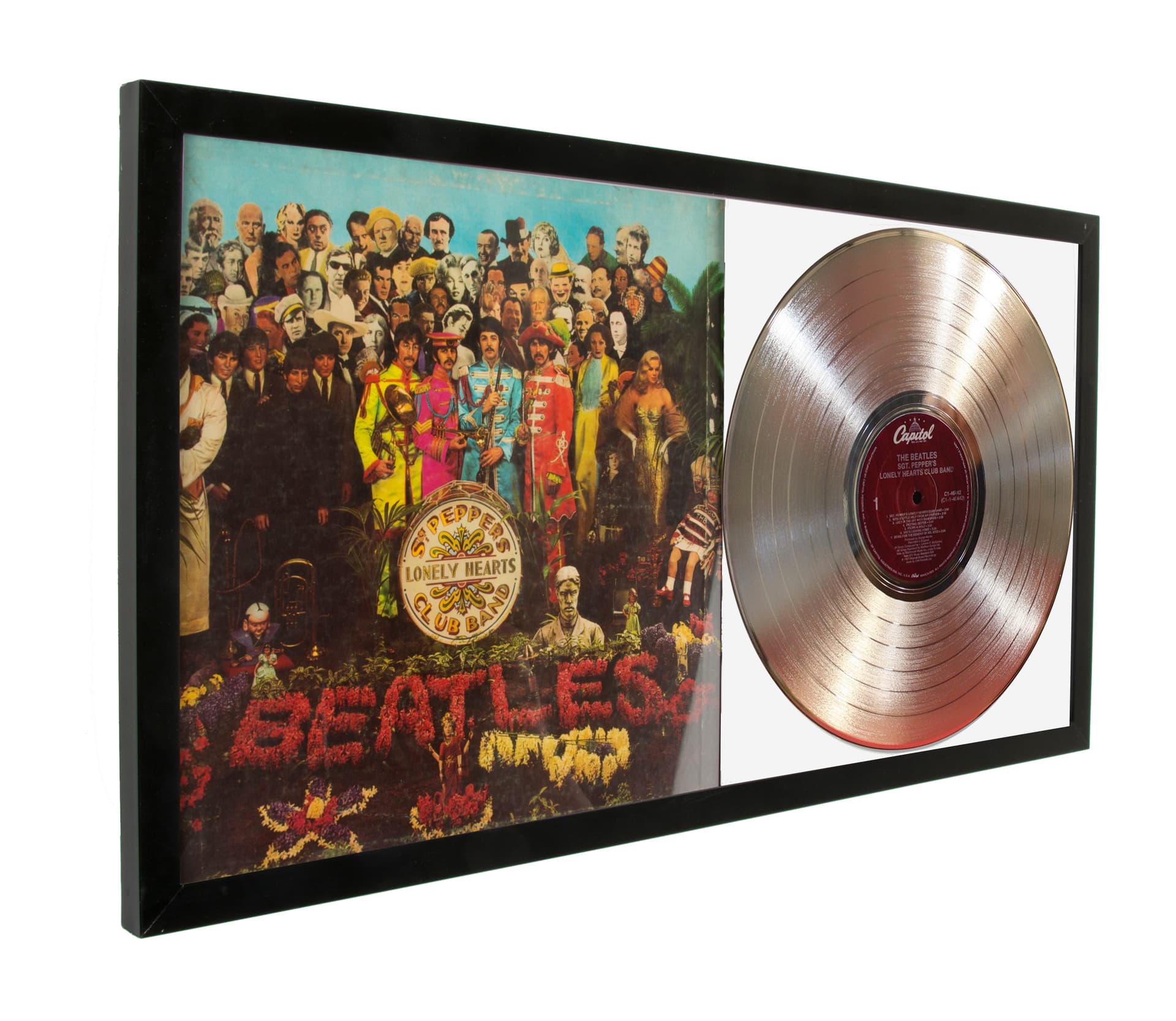 Double LP Frame | Includes Record Holder & Multi-Photo Mat | Displays2Go