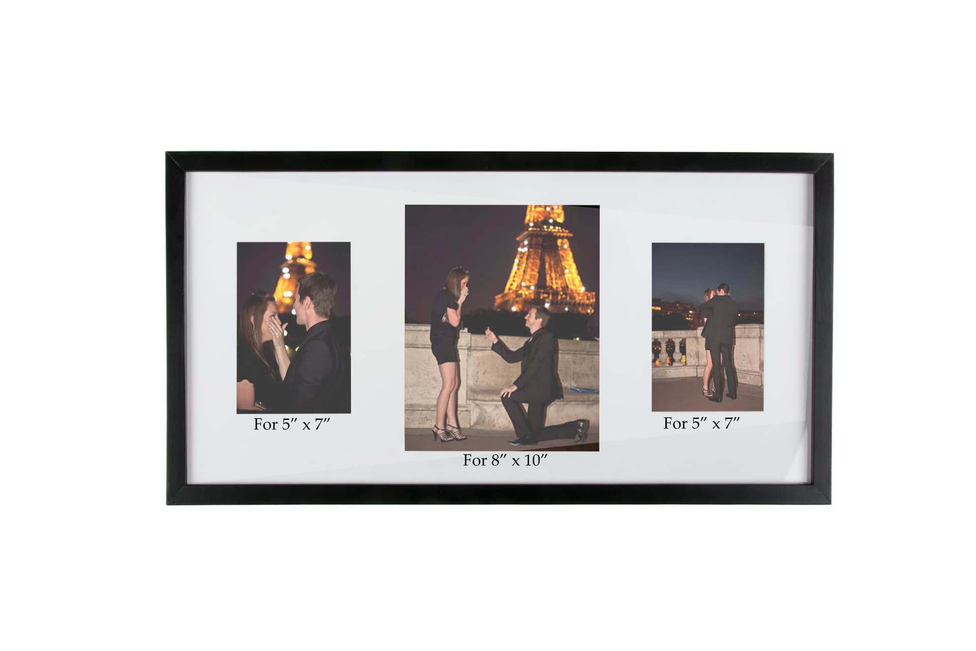 Double LP Frame | Includes Record Holder & Multi-Photo Mat | Displays2Go