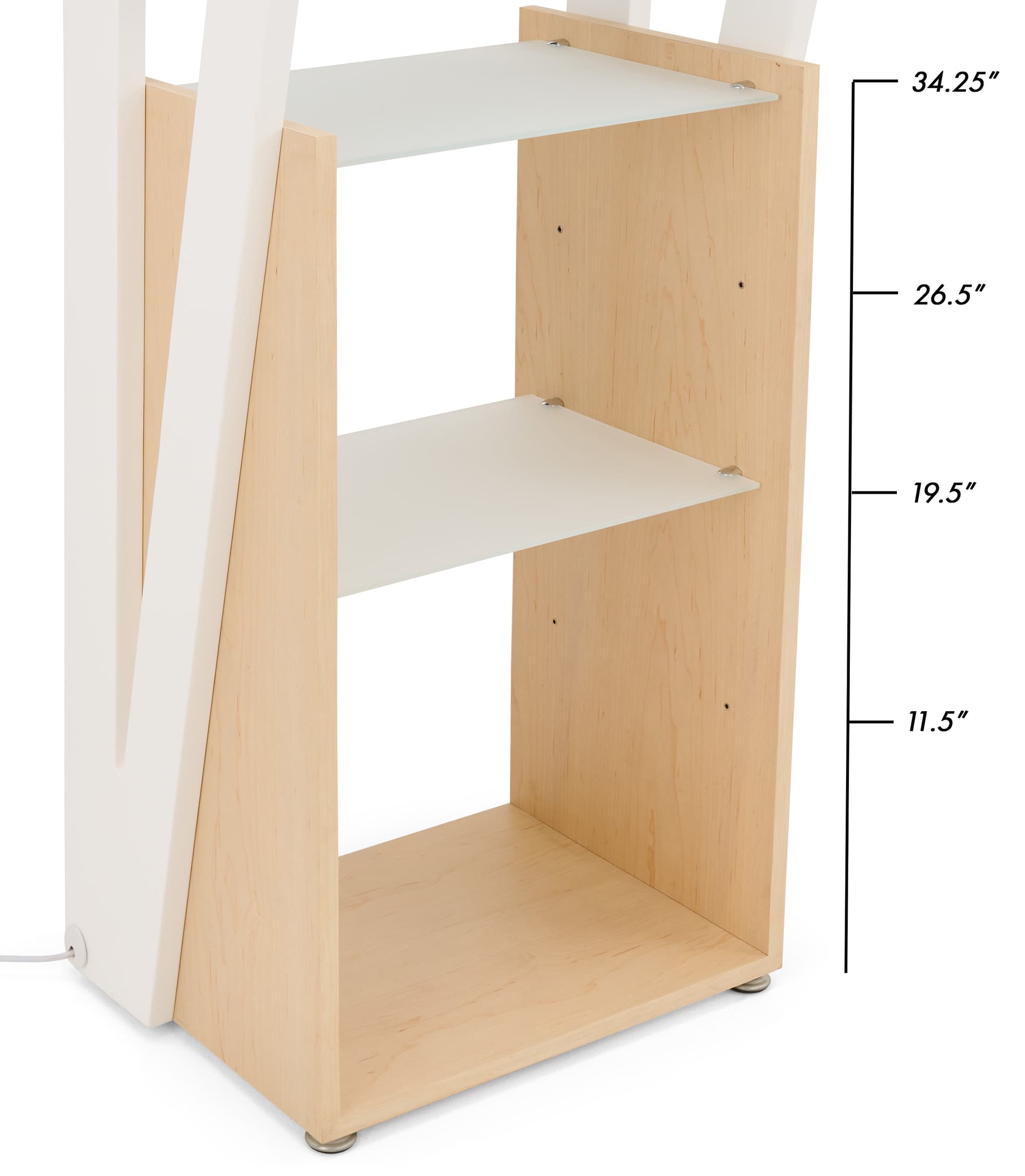 Digital kiosk display with 4 adjustable heights